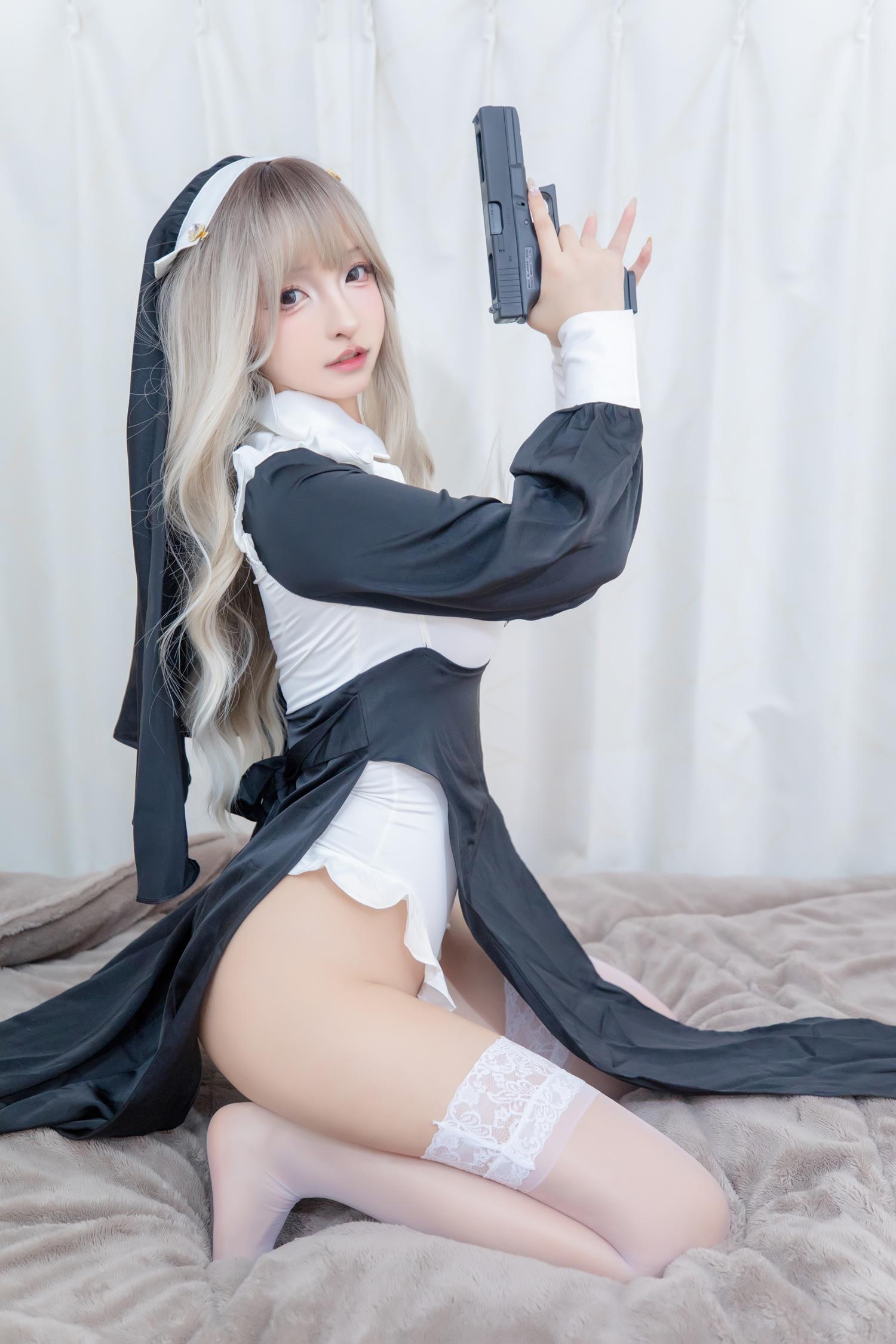 图片[28]-神楽板真冬 NO.243 – 战斗修女[50P] – 速更版-美库