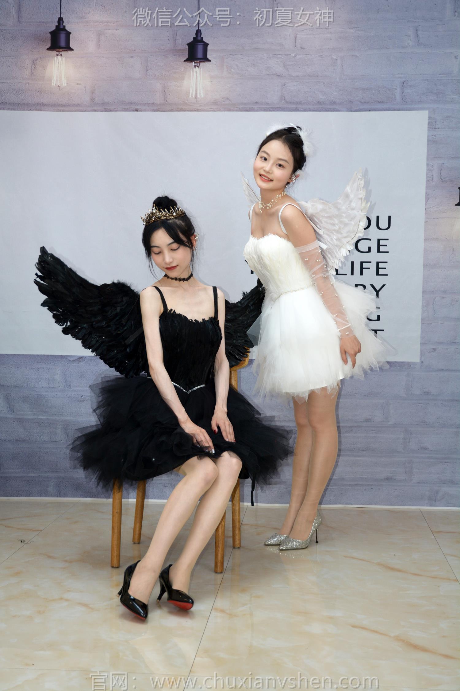 图片[16]-初夏女神 NO.207 柒柒、双双 黑白天鹅[90P] – 速更版-美库