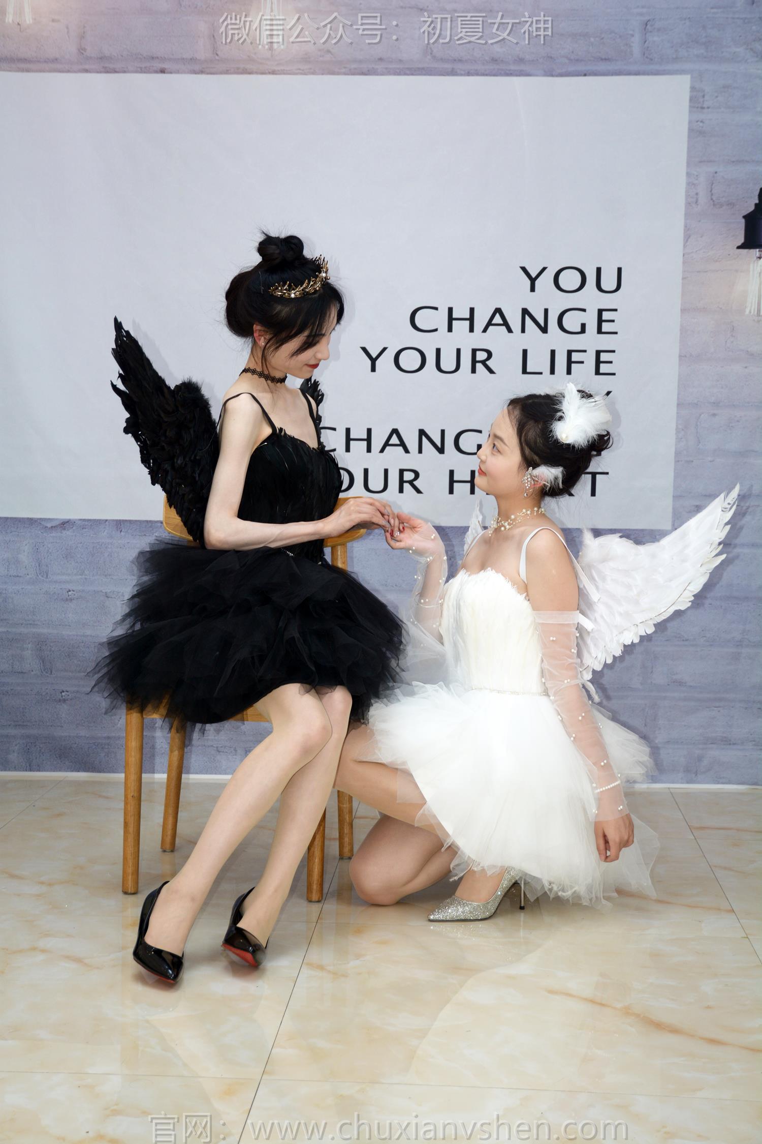 图片[17]-初夏女神 NO.207 柒柒、双双 黑白天鹅[90P] – 速更版-美库