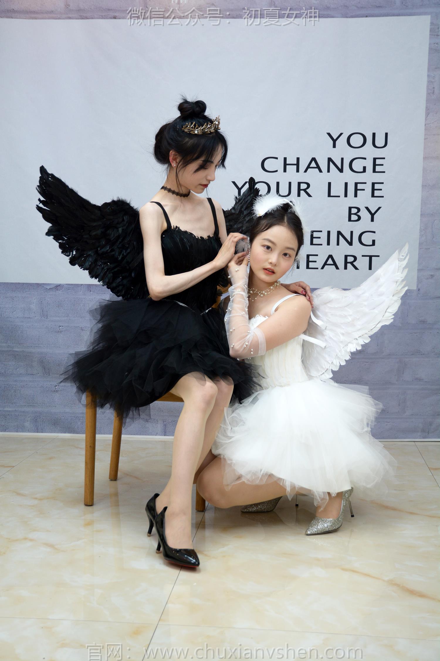 图片[24]-初夏女神 NO.207 柒柒、双双 黑白天鹅[90P] – 速更版-美库