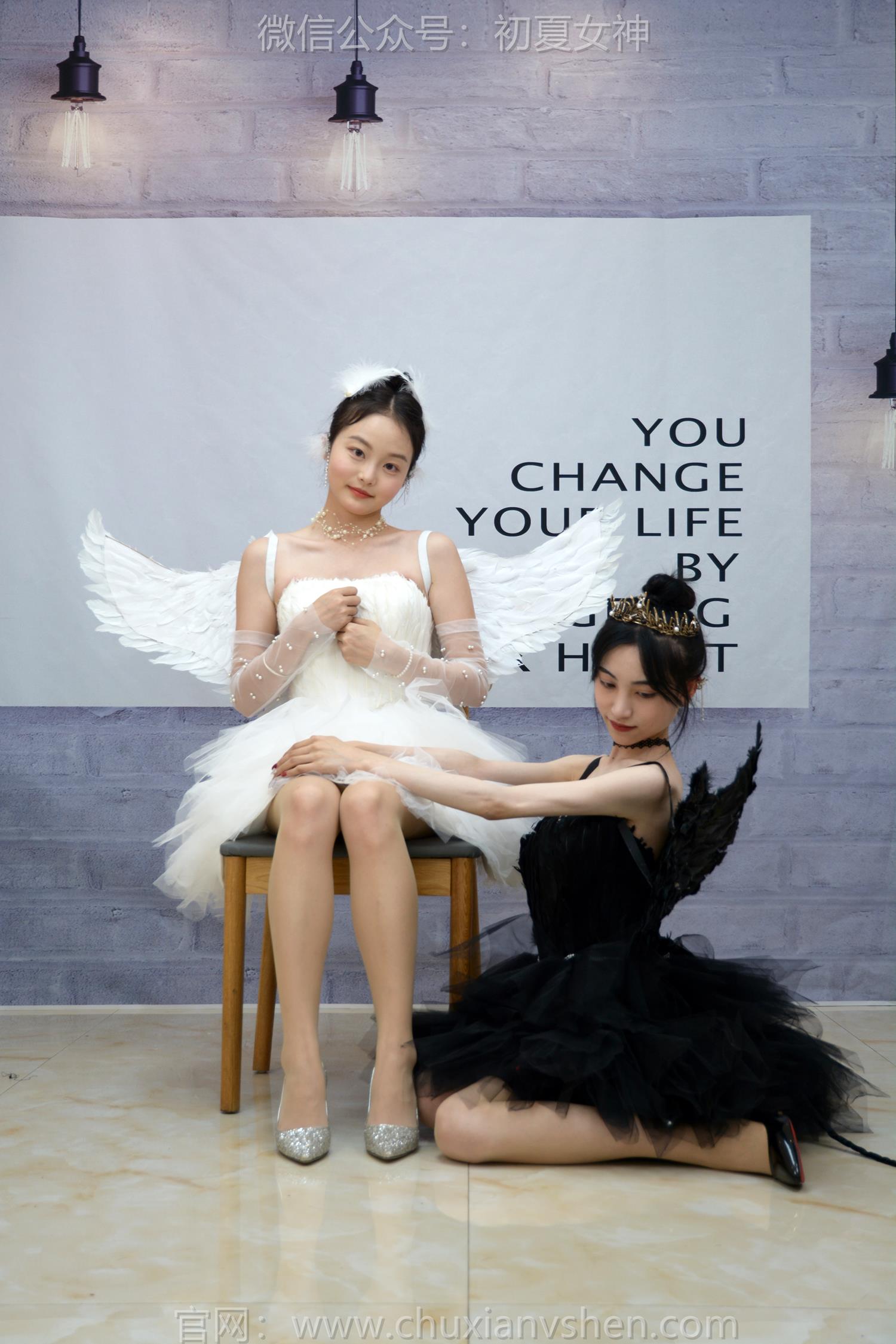 图片[28]-初夏女神 NO.207 柒柒、双双 黑白天鹅[90P] – 速更版-美库