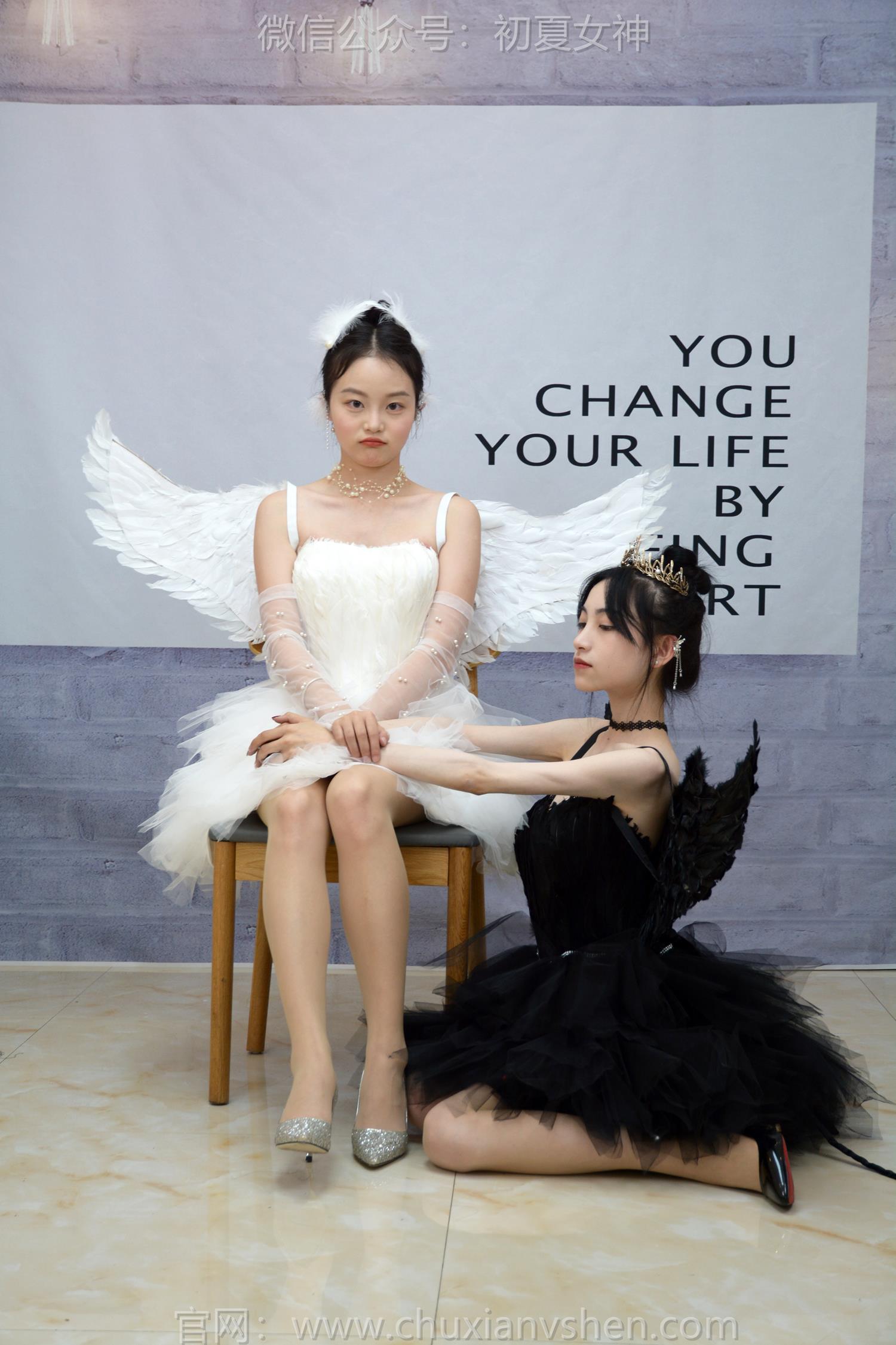 图片[31]-初夏女神 NO.207 柒柒、双双 黑白天鹅[90P] – 速更版-美库