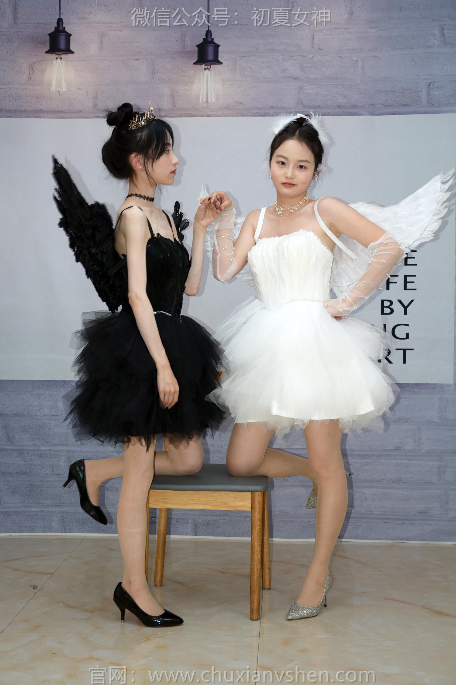 图片[42]-初夏女神 NO.207 柒柒、双双 黑白天鹅[90P] – 速更版-美库