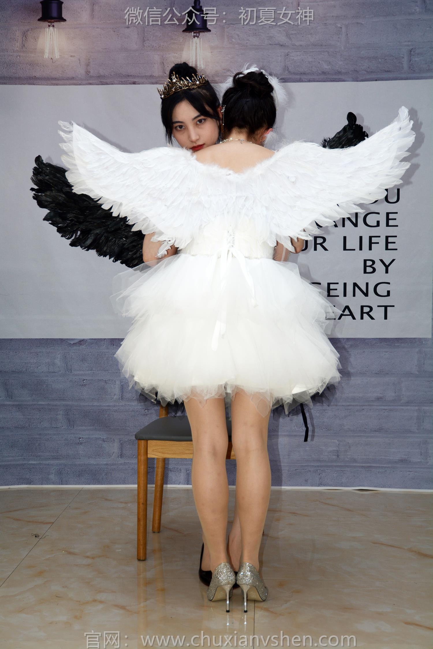 图片[45]-初夏女神 NO.207 柒柒、双双 黑白天鹅[90P] – 速更版-美库