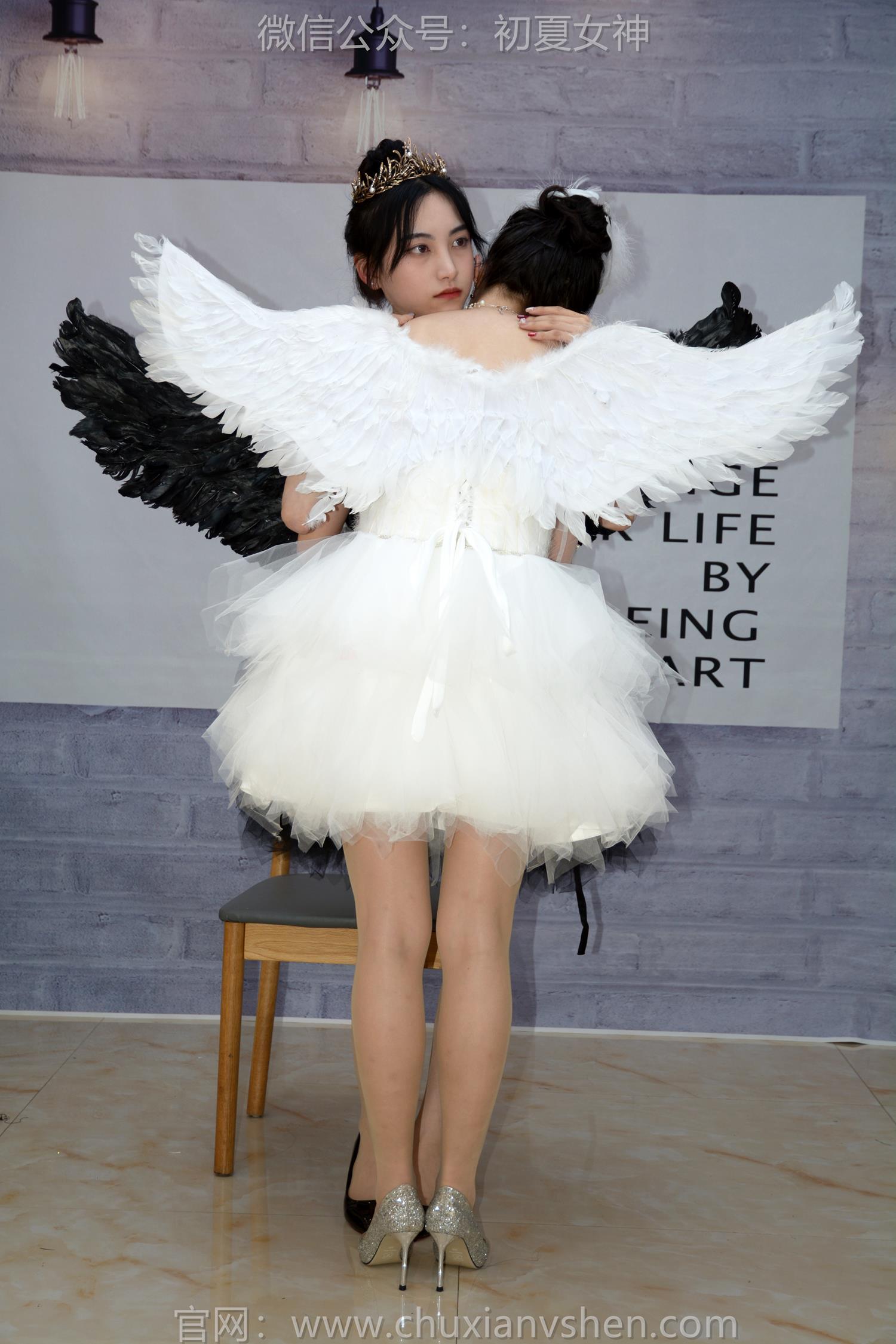 图片[46]-初夏女神 NO.207 柒柒、双双 黑白天鹅[90P] – 速更版-美库