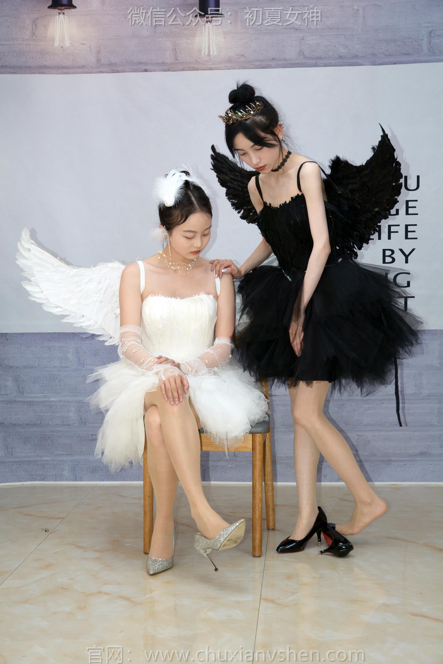 图片[54]-初夏女神 NO.207 柒柒、双双 黑白天鹅[90P] – 速更版-美库