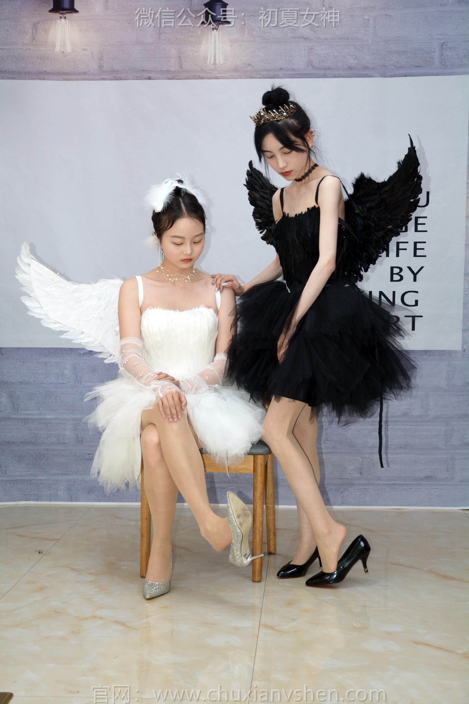 图片[55]-初夏女神 NO.207 柒柒、双双 黑白天鹅[90P] – 速更版-美库