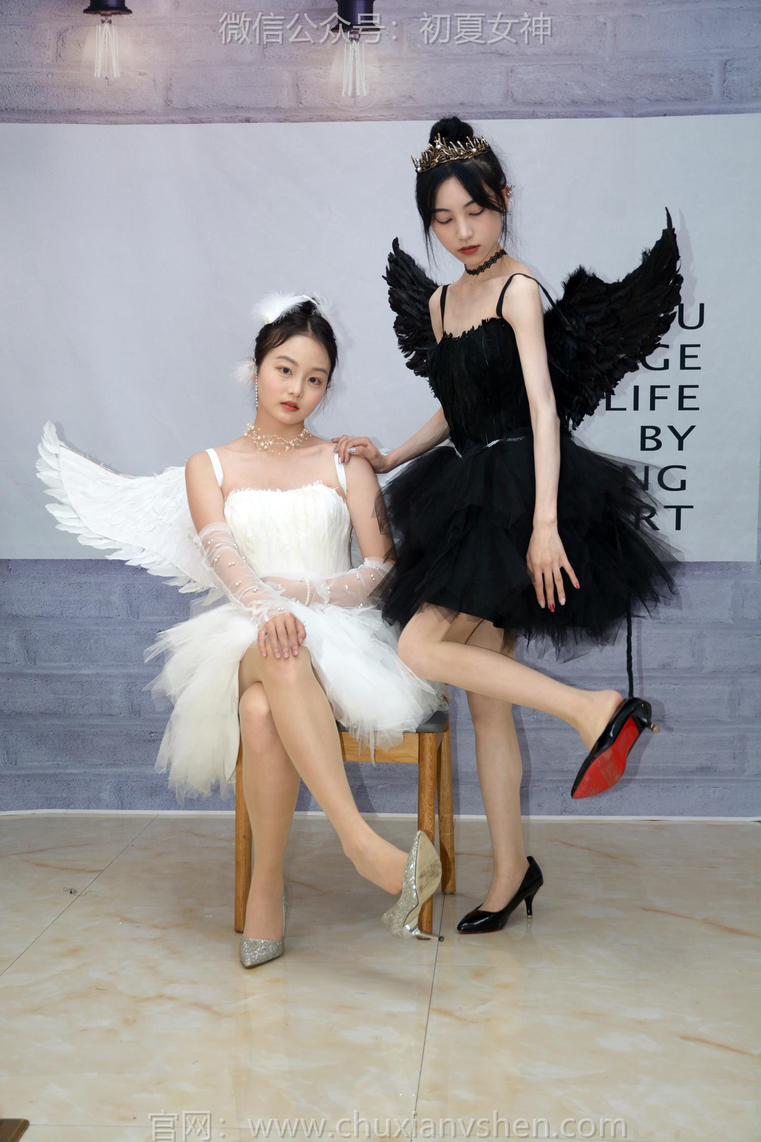 图片[56]-初夏女神 NO.207 柒柒、双双 黑白天鹅[90P] – 速更版-美库