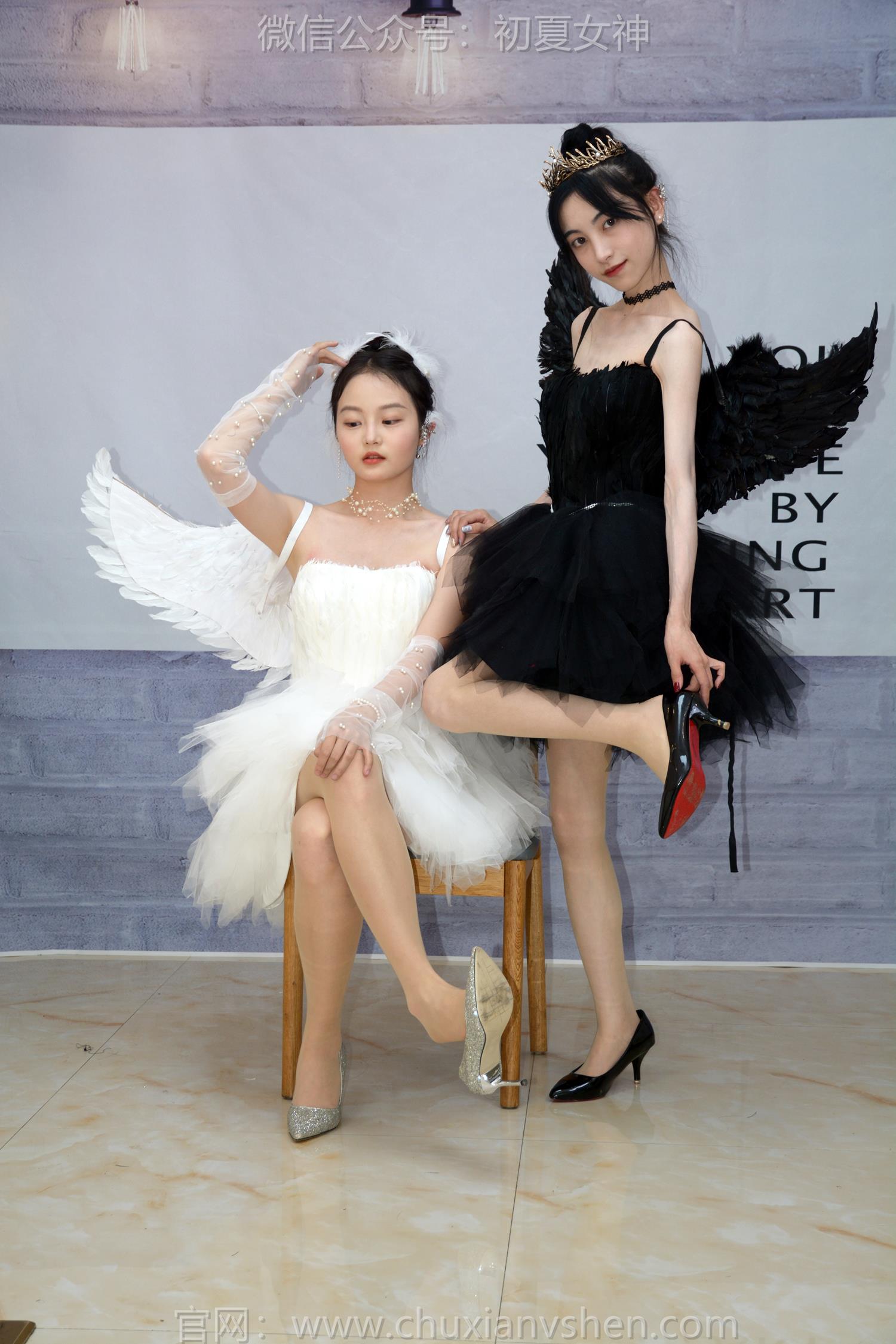 图片[57]-初夏女神 NO.207 柒柒、双双 黑白天鹅[90P] – 速更版-美库