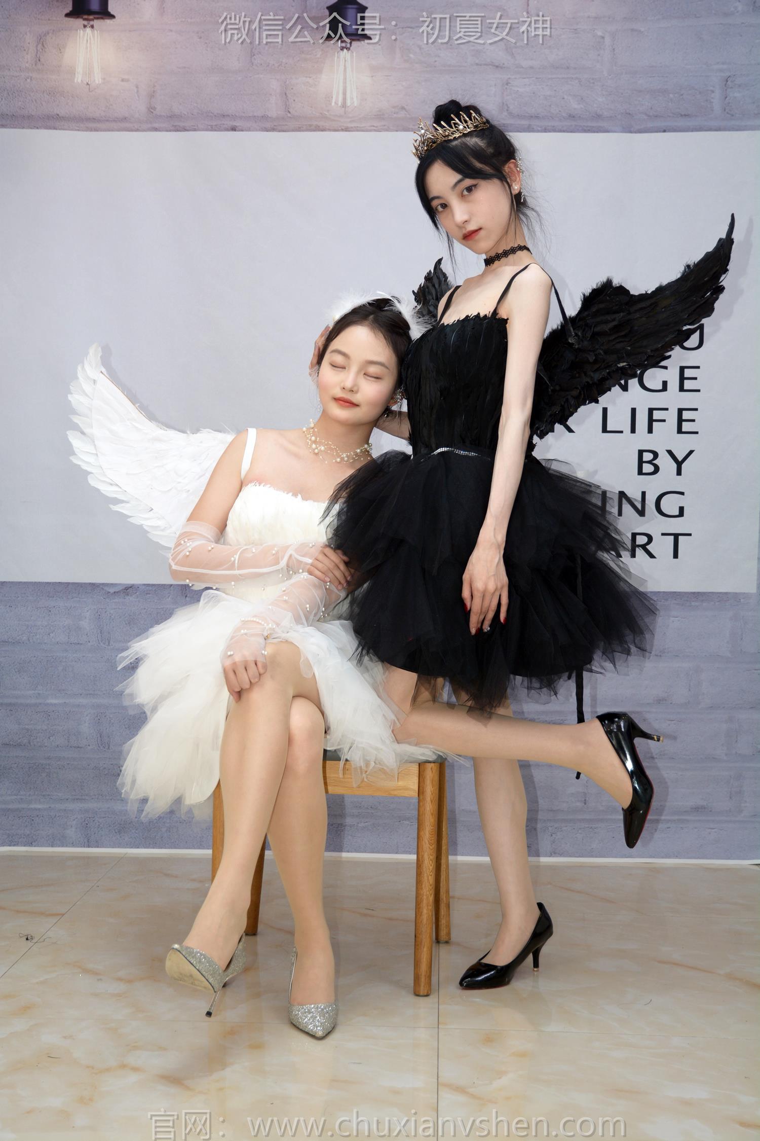 图片[58]-初夏女神 NO.207 柒柒、双双 黑白天鹅[90P] – 速更版-美库