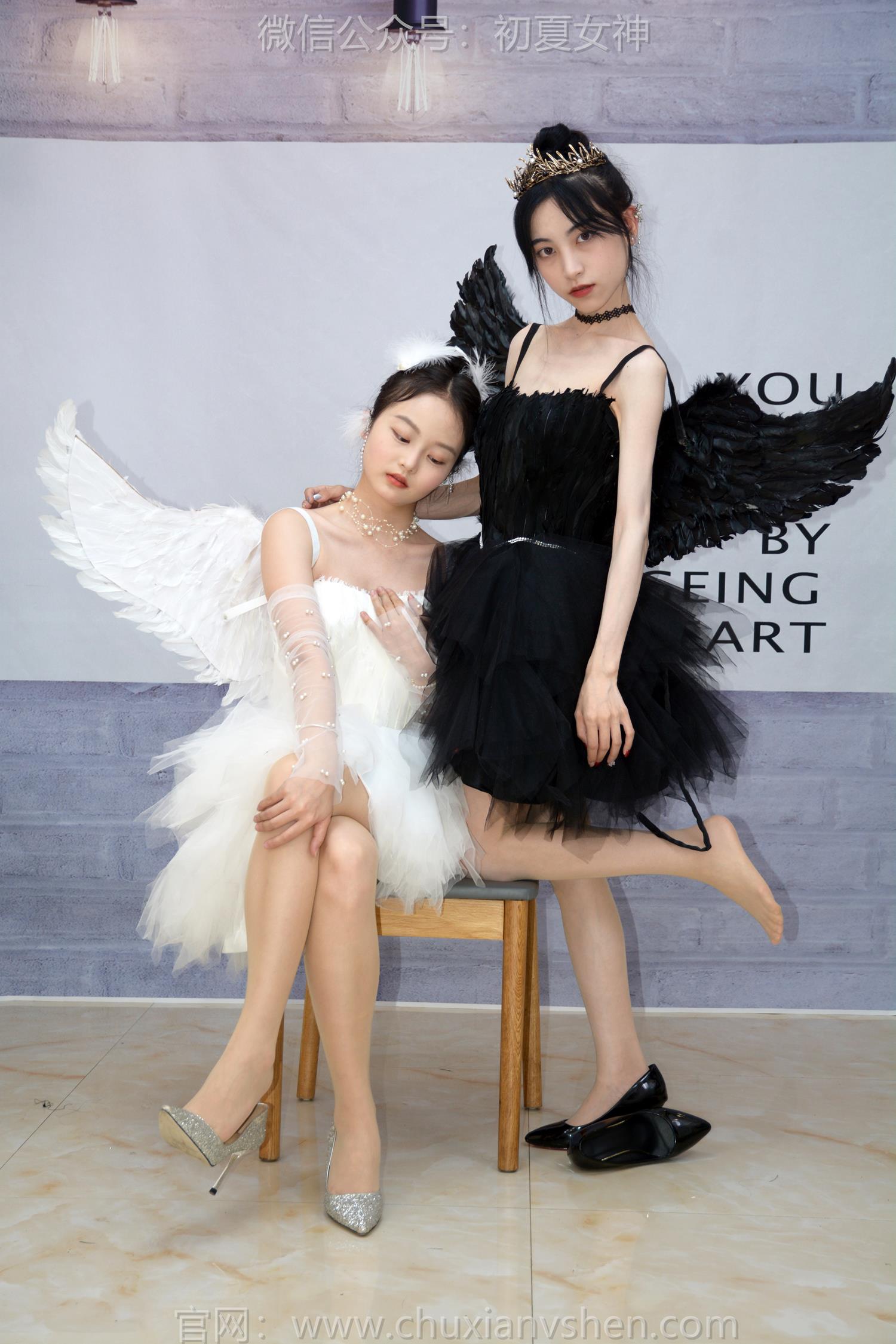 图片[59]-初夏女神 NO.207 柒柒、双双 黑白天鹅[90P] – 速更版-美库