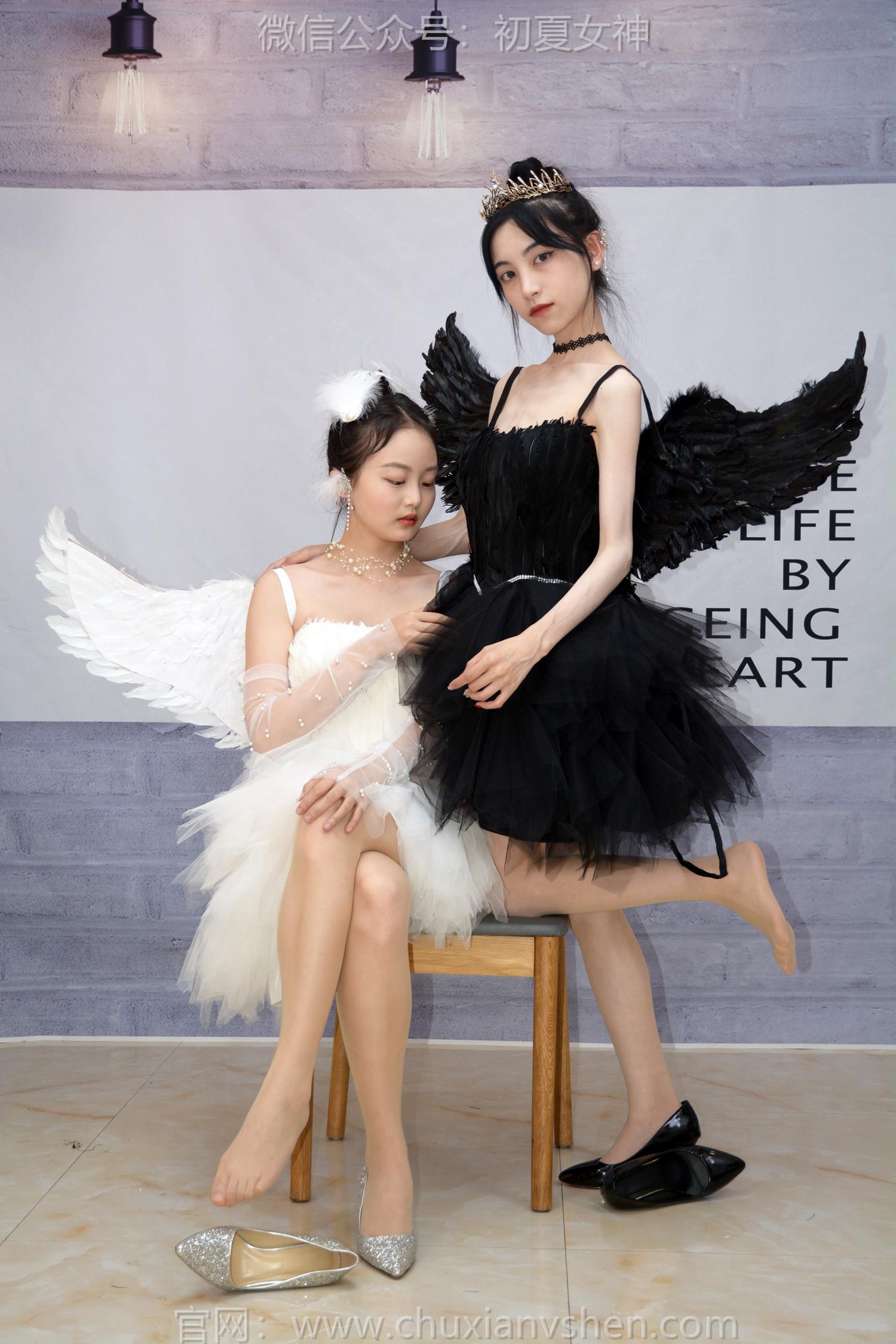 图片[62]-初夏女神 NO.207 柒柒、双双 黑白天鹅[90P] – 速更版-美库