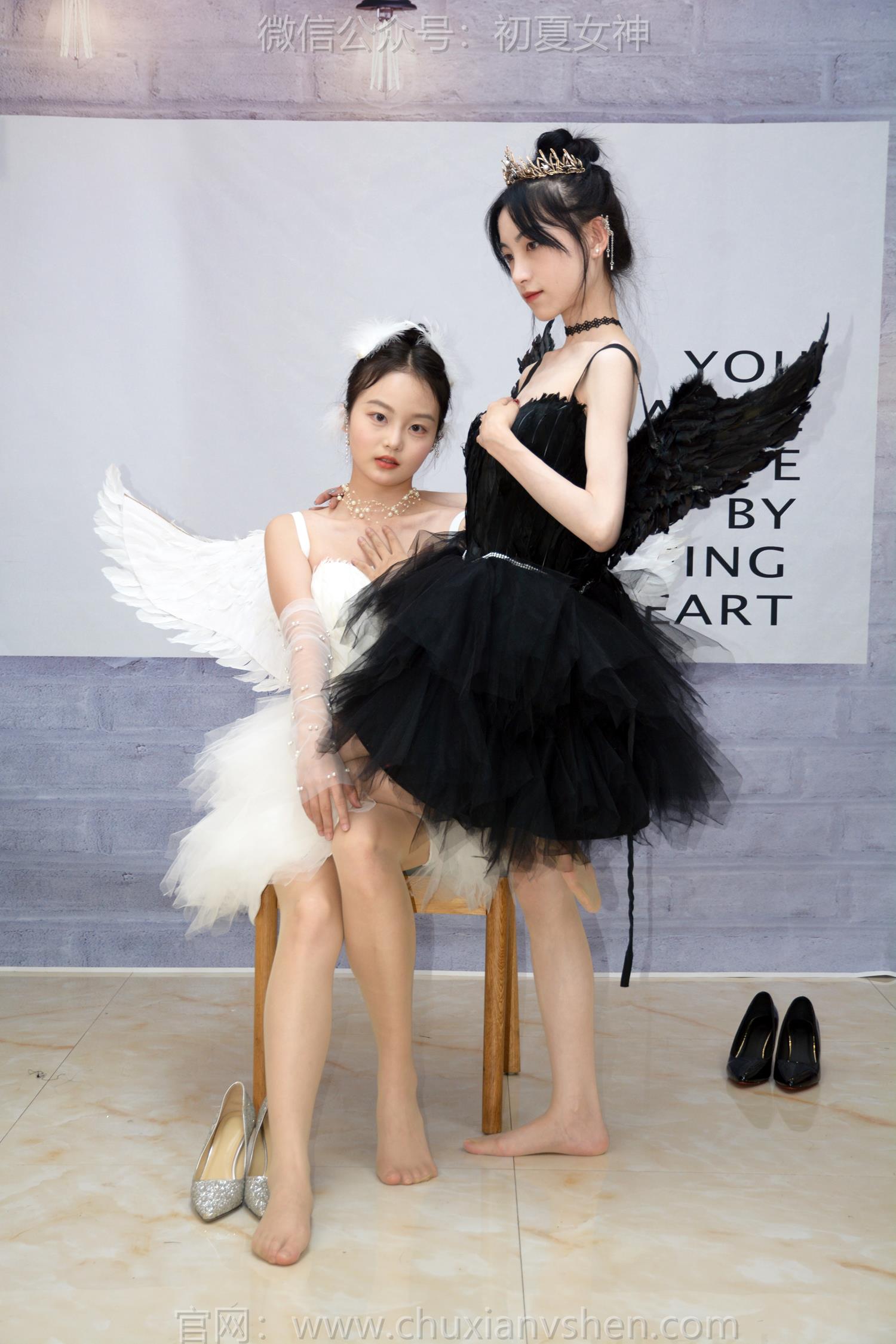 图片[68]-初夏女神 NO.207 柒柒、双双 黑白天鹅[90P] – 速更版-美库