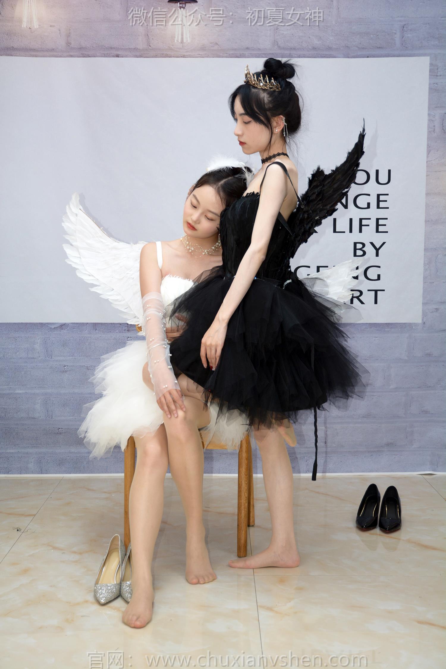 图片[69]-初夏女神 NO.207 柒柒、双双 黑白天鹅[90P] – 速更版-美库