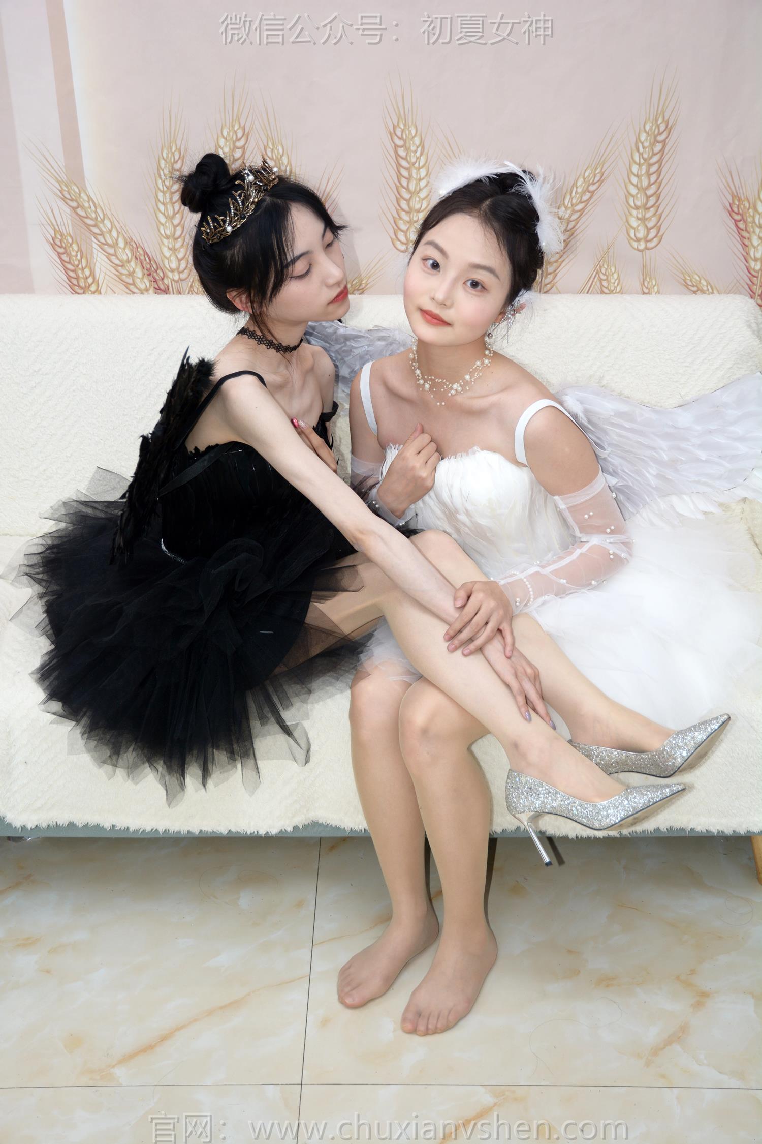 图片[87]-初夏女神 NO.207 柒柒、双双 黑白天鹅[90P] – 速更版-美库