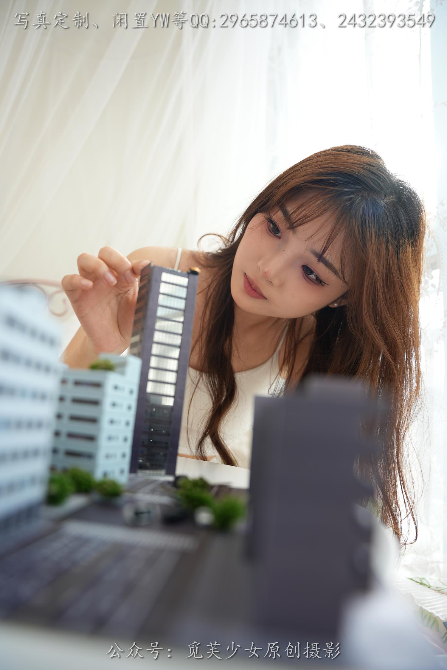 图片[44]-[觅芙少女]NO.263 晓晓-梦境误入小人国，化身巨人少女[136P] – 速更版-美库