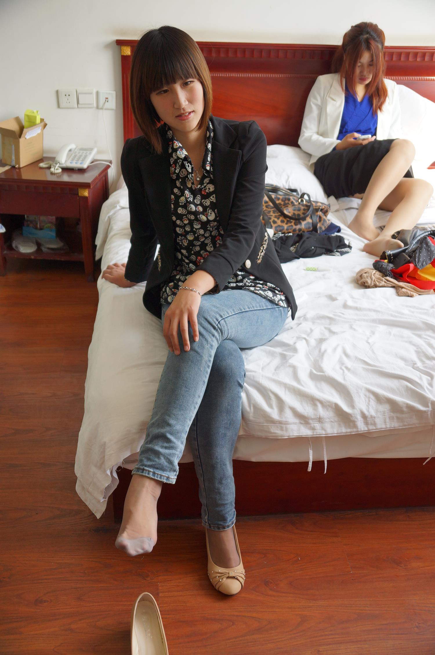 图片[21]-自由摄影 No.301 小孟 经典灰丝 [65P] – 速更版-美库