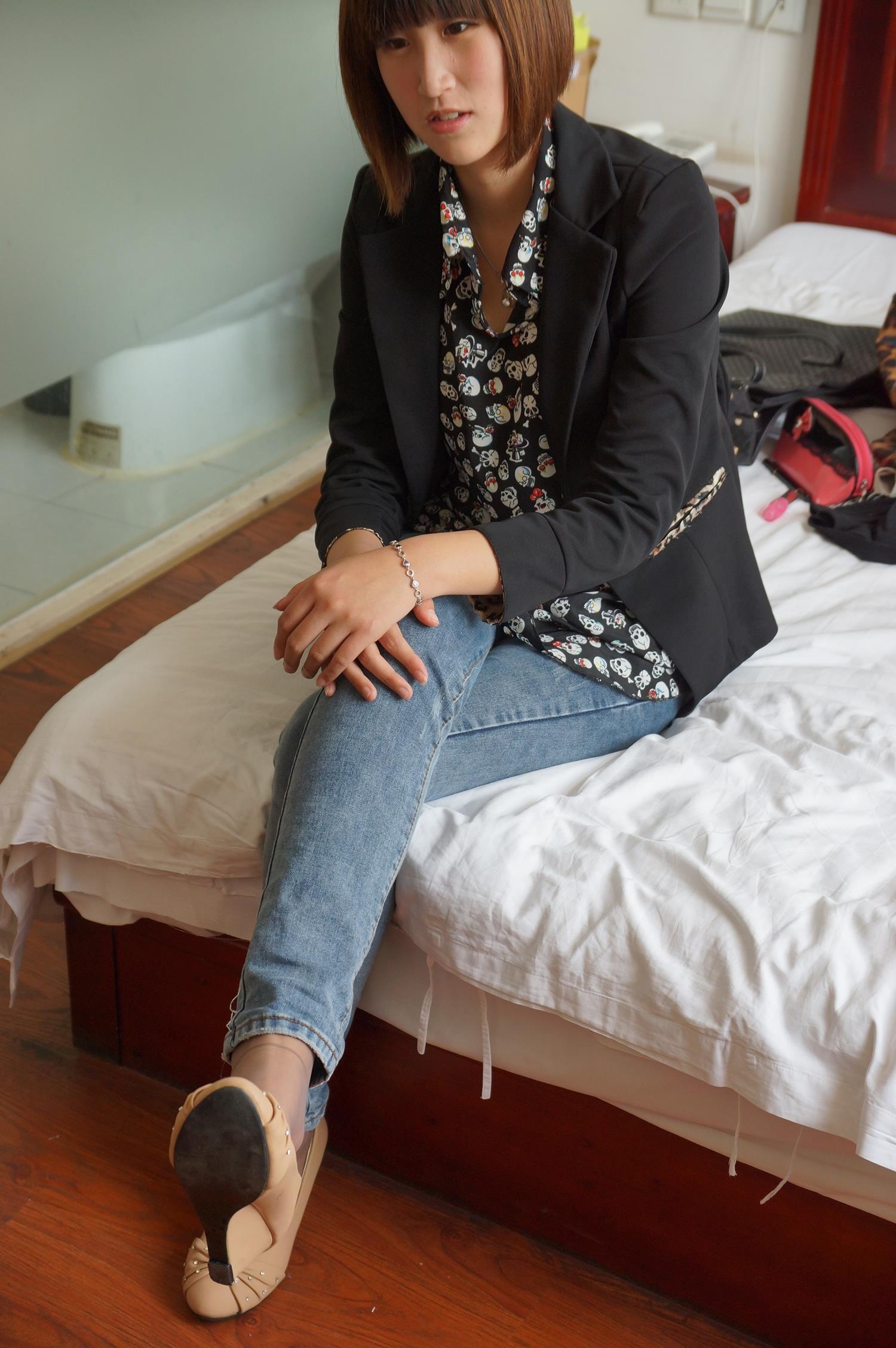 图片[32]-自由摄影 No.301 小孟 经典灰丝 [65P] – 速更版-美库