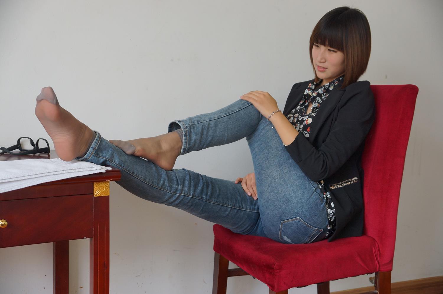 图片[59]-自由摄影 No.301 小孟 经典灰丝 [65P] – 速更版-美库