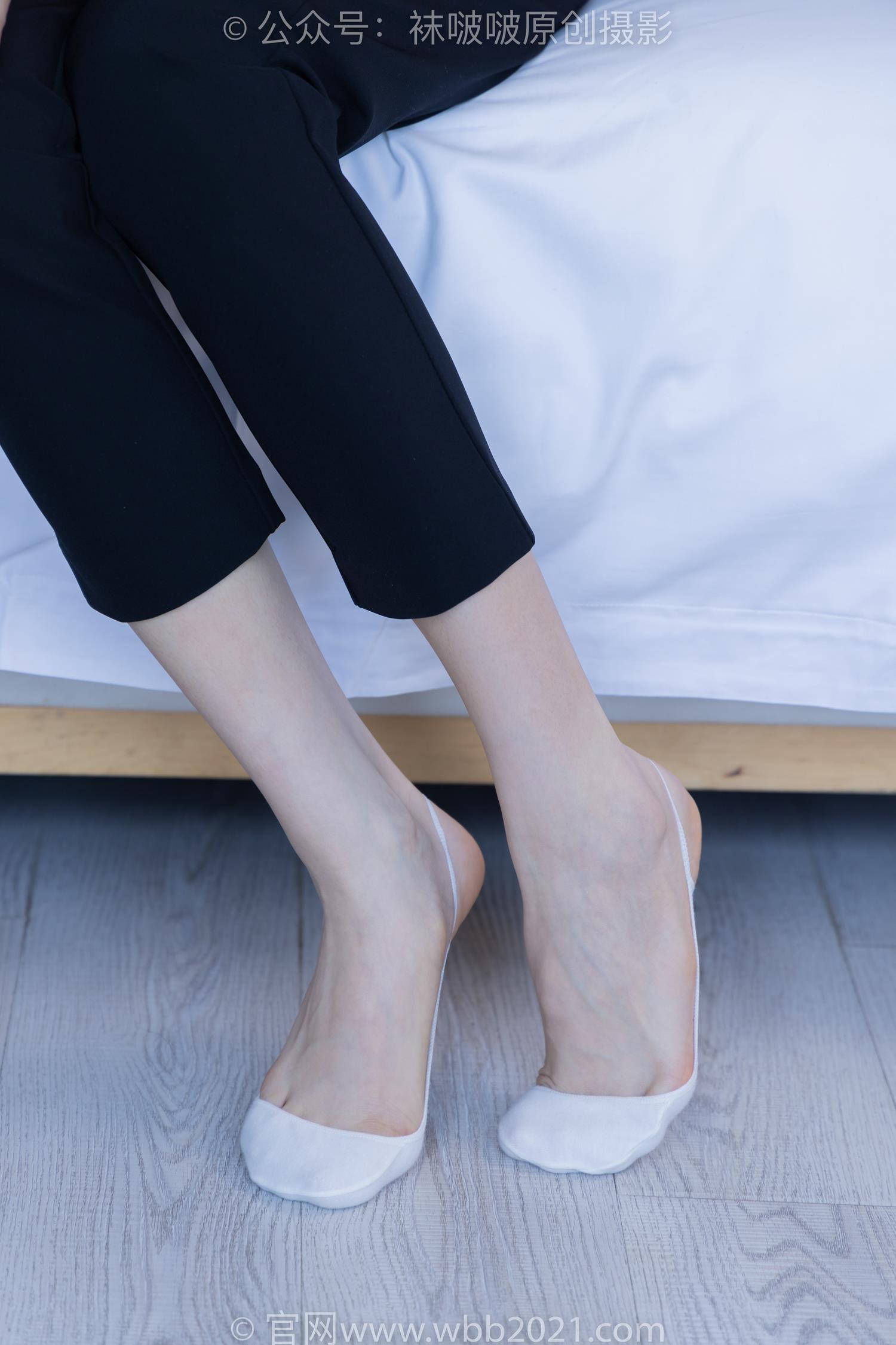 图片[77]-[BoBoSocks袜啵啵]NO.413 芝士-高跟鞋、白色吊带船袜、银行制服[145P] – 速更版-美库