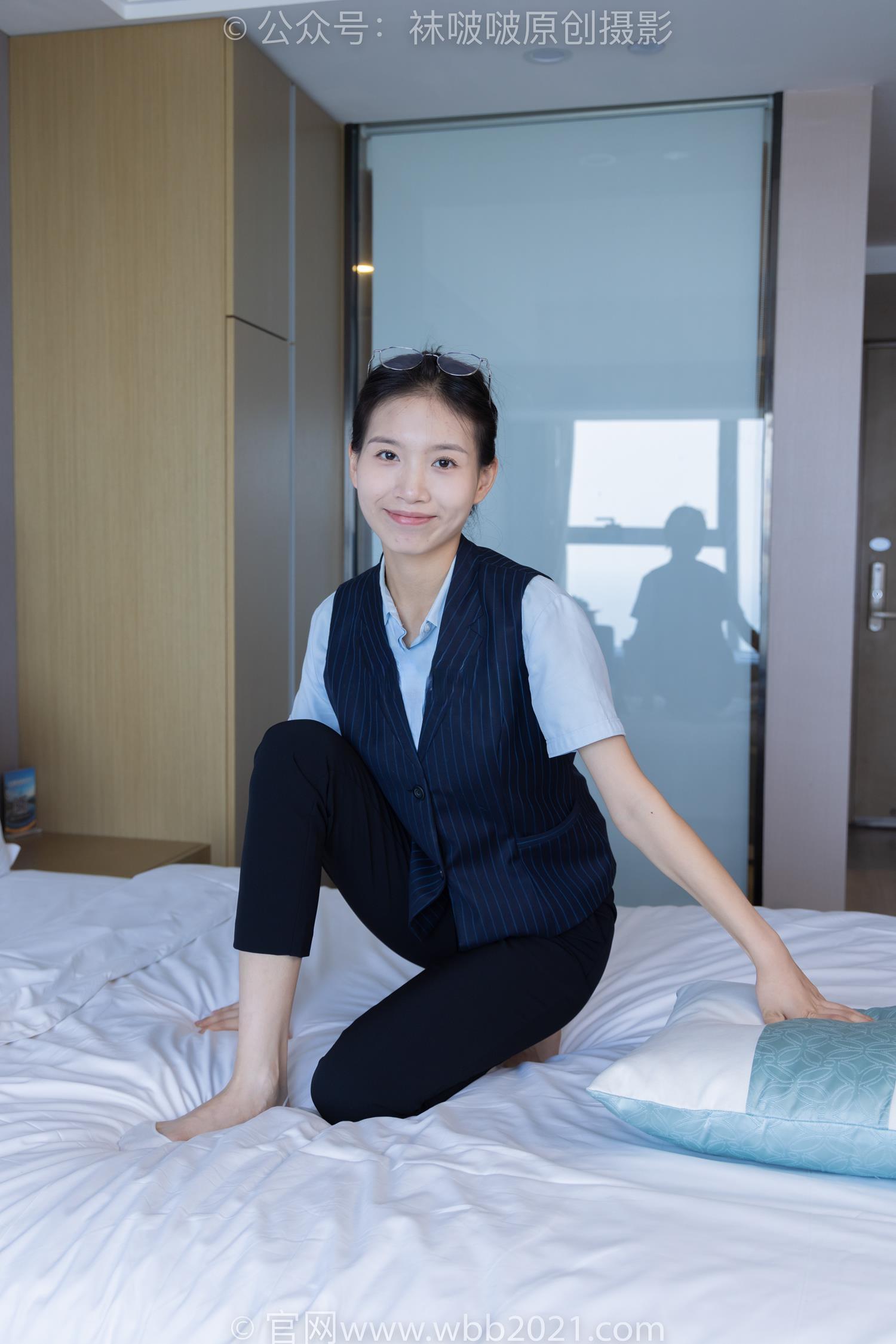 图片[99]-[BoBoSocks袜啵啵]NO.413 芝士-高跟鞋、白色吊带船袜、银行制服[145P] – 速更版-美库