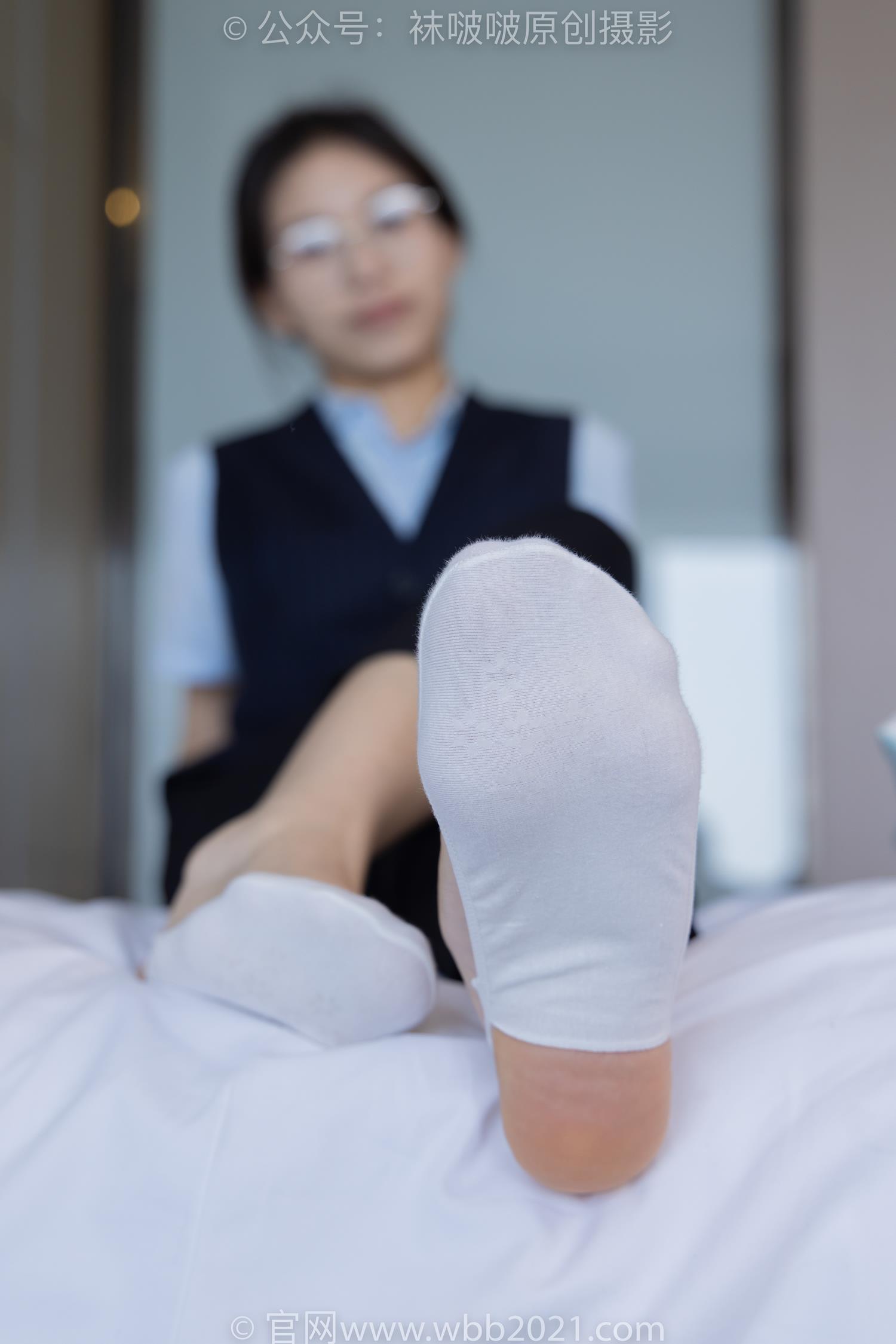 图片[106]-[BoBoSocks袜啵啵]NO.413 芝士-高跟鞋、白色吊带船袜、银行制服[145P] – 速更版-美库