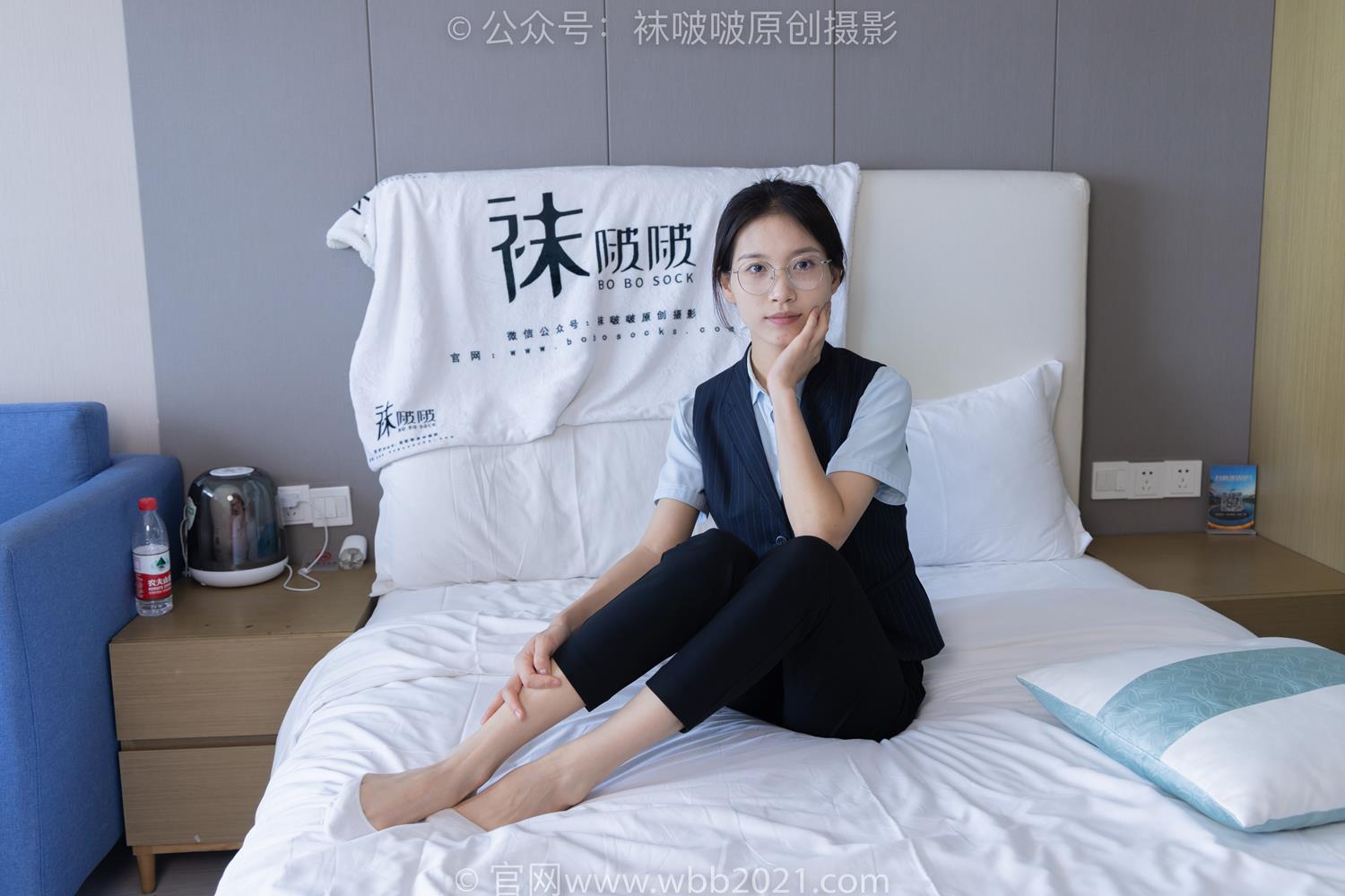 图片[134]-[BoBoSocks袜啵啵]NO.413 芝士-高跟鞋、白色吊带船袜、银行制服[145P] – 速更版-美库