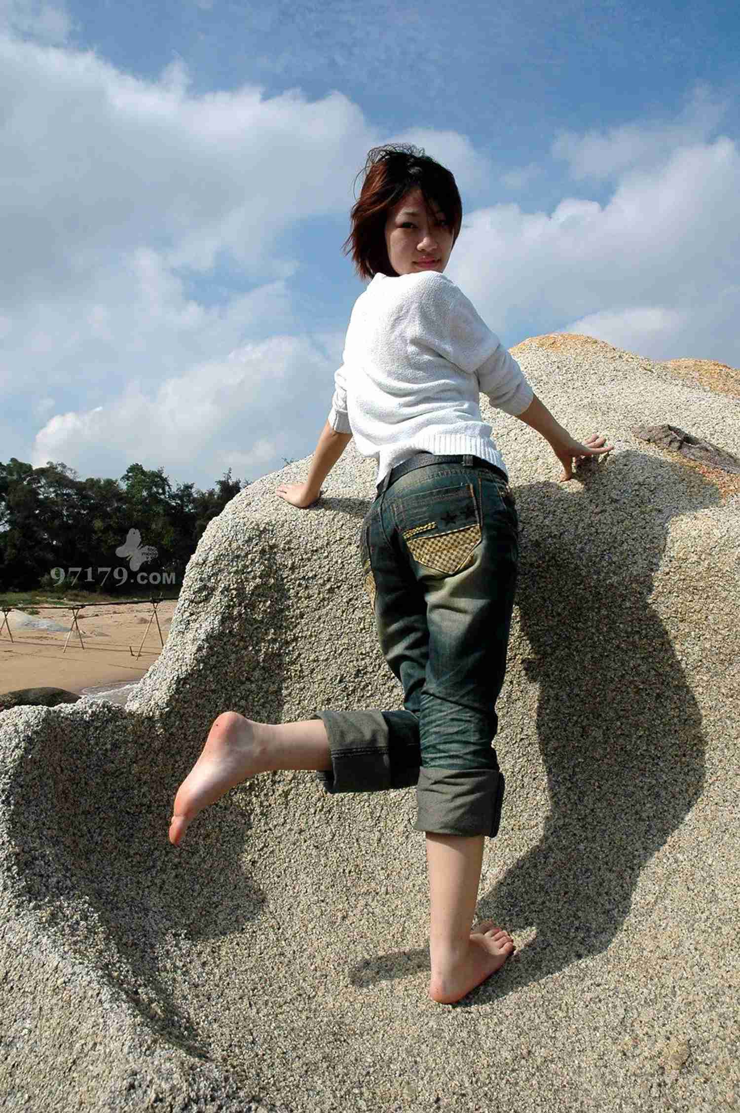 图片[13]-97179 NO.019-Skina 蓝天白云下SHOW美足 [55P] – 速更版-美库