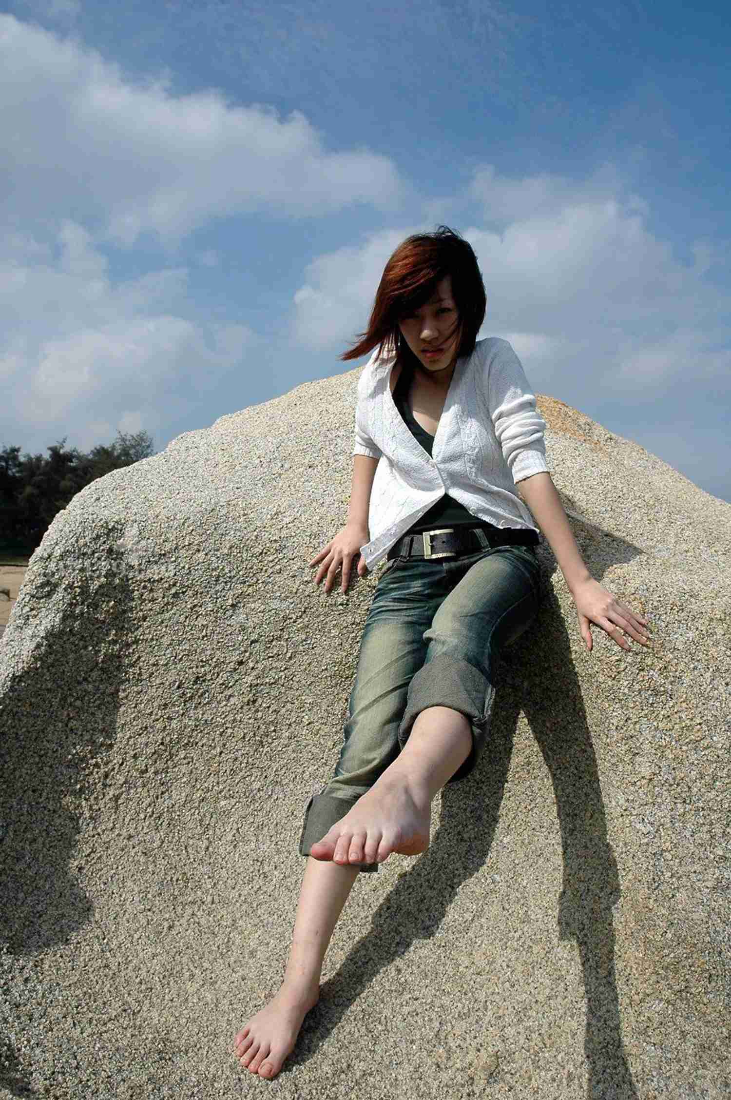 图片[15]-97179 NO.019-Skina 蓝天白云下SHOW美足 [55P] – 速更版-美库