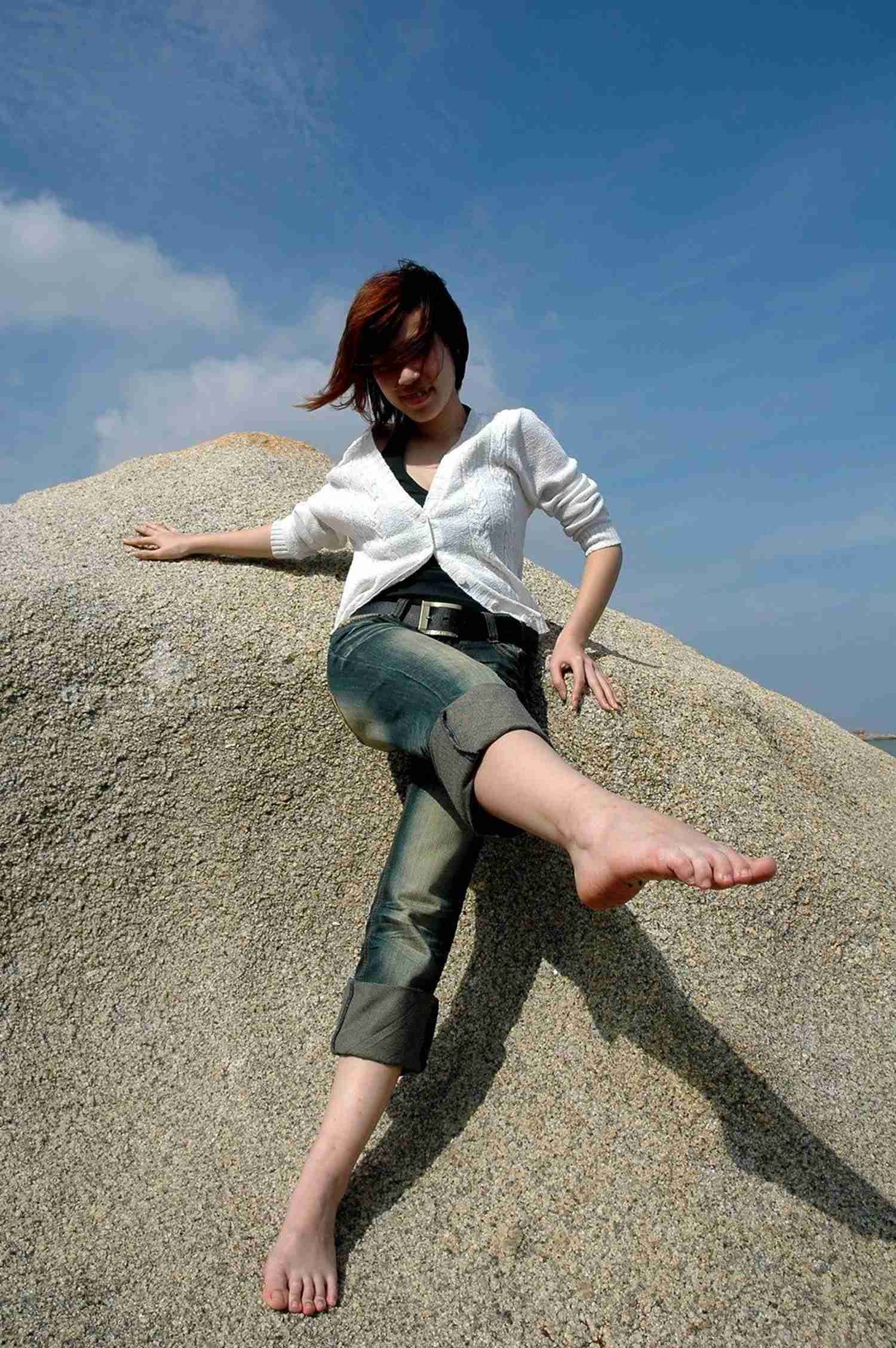 图片[17]-97179 NO.019-Skina 蓝天白云下SHOW美足 [55P] – 速更版-美库