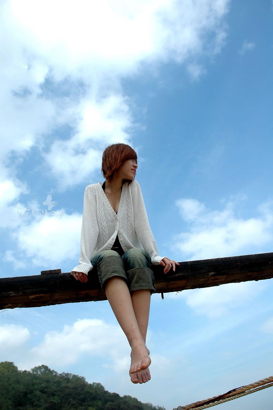 图片[45]-97179 NO.019-Skina 蓝天白云下SHOW美足 [55P] – 速更版-美库