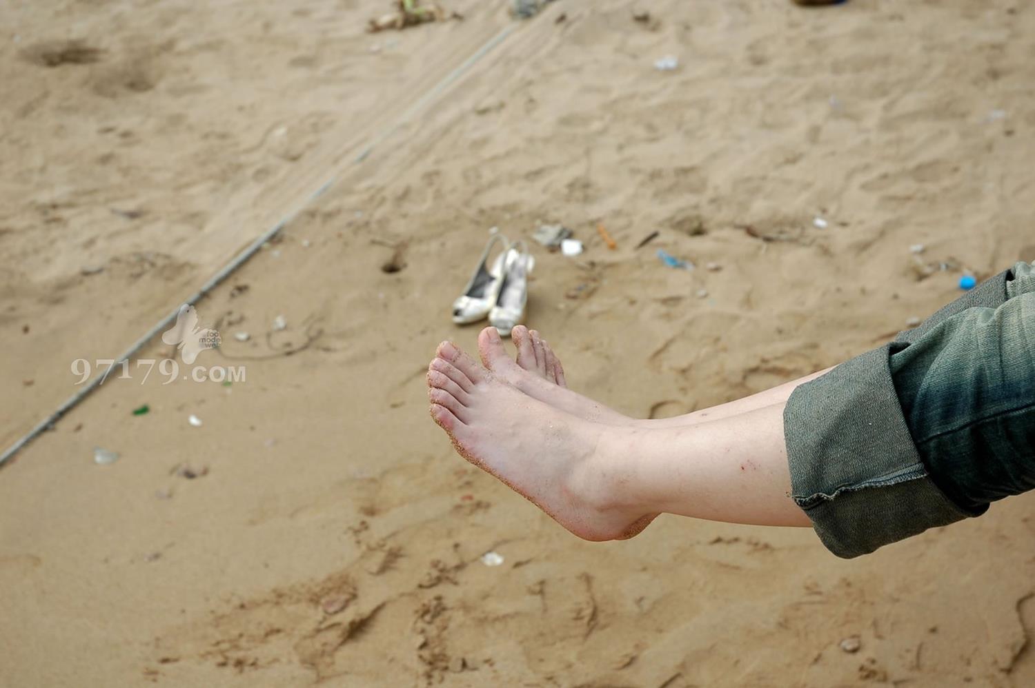 图片[53]-97179 NO.019-Skina 蓝天白云下SHOW美足 [55P] – 速更版-美库