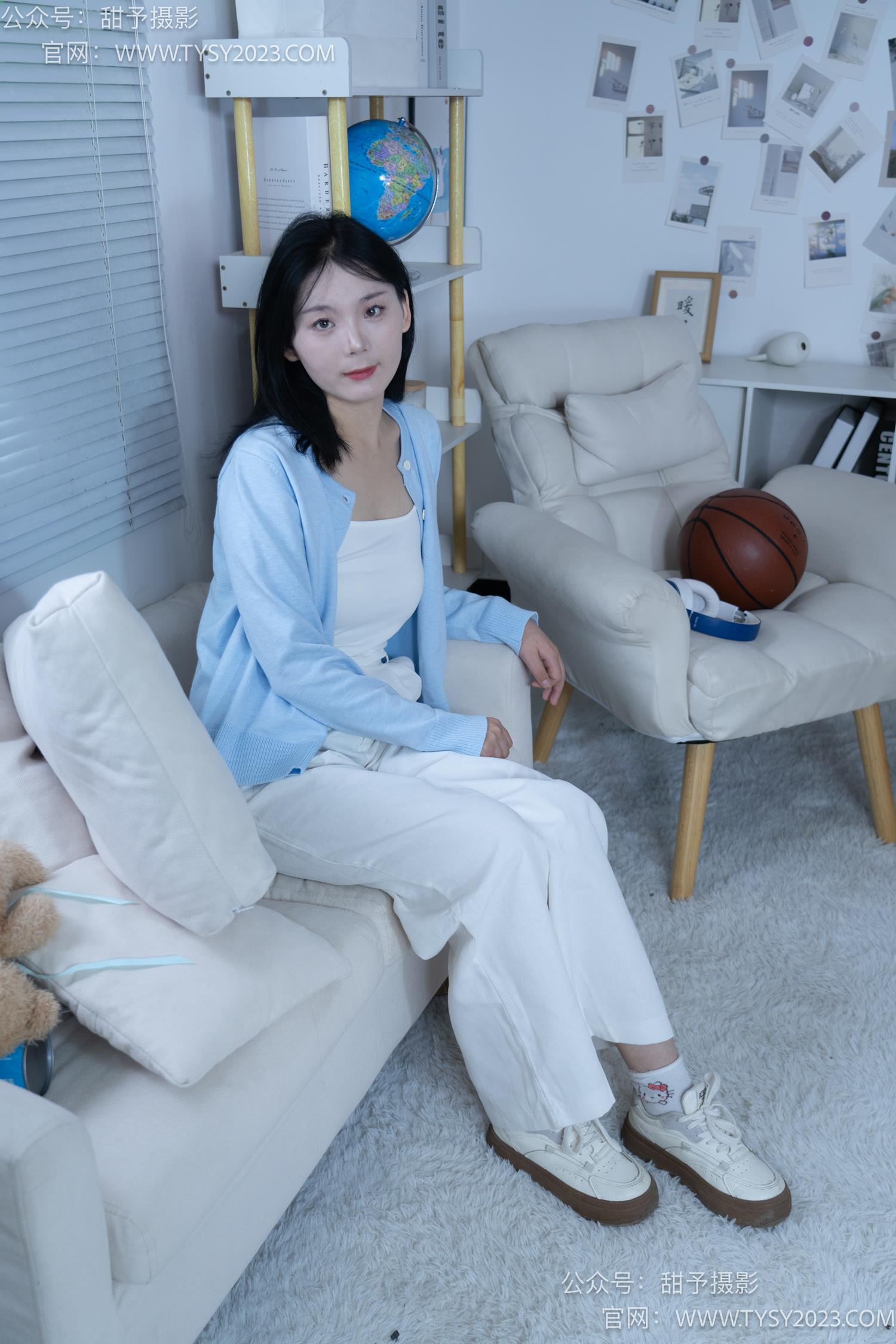 图片[16]-甜予摄影 NO.060 梨子-板鞋、脏白棉袜、裸足[114P] – 速更版-美库