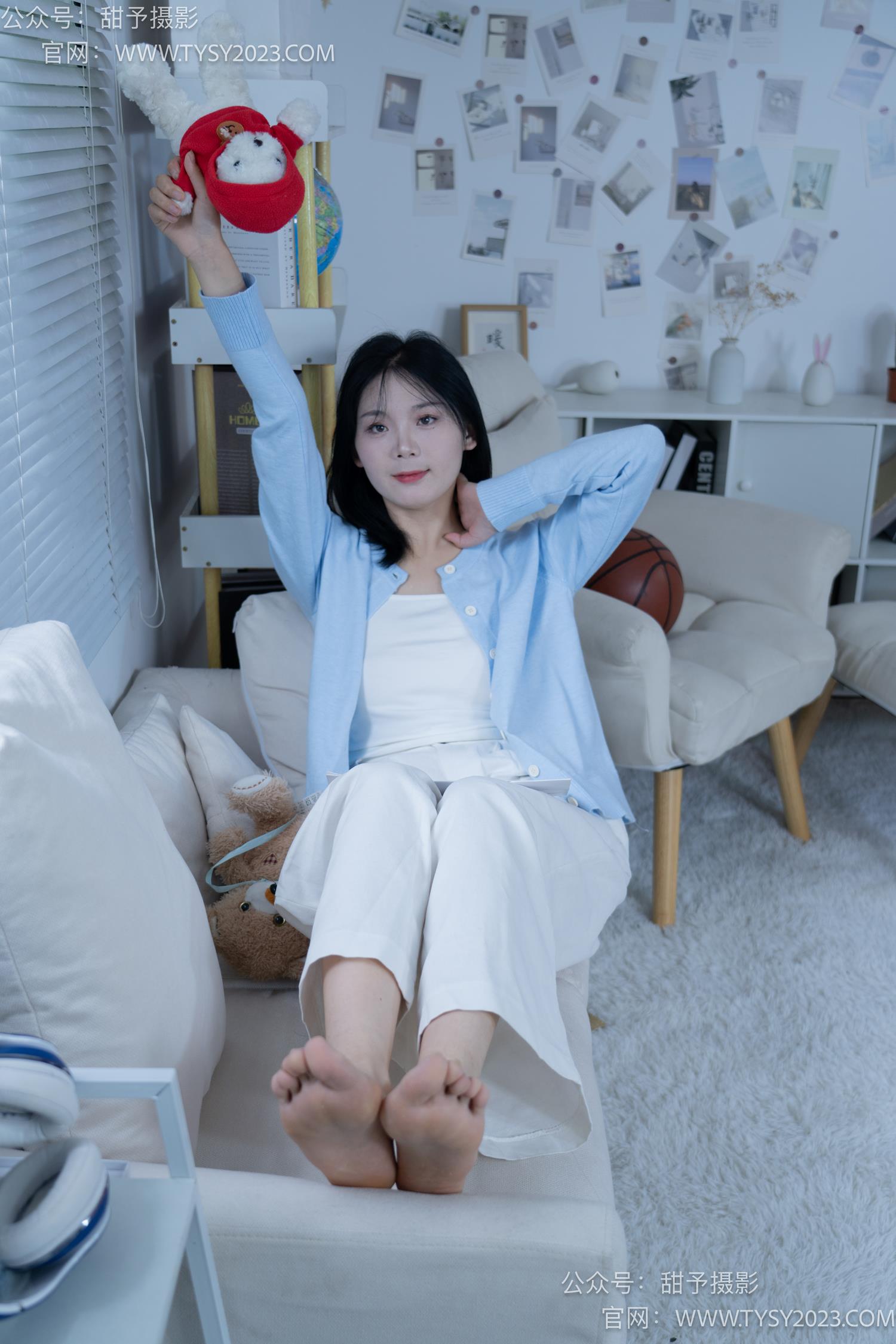 图片[111]-甜予摄影 NO.060 梨子-板鞋、脏白棉袜、裸足[114P] – 速更版-美库