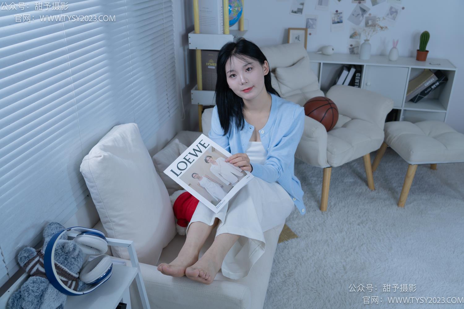 图片[114]-甜予摄影 NO.060 梨子-板鞋、脏白棉袜、裸足[114P] – 速更版-美库