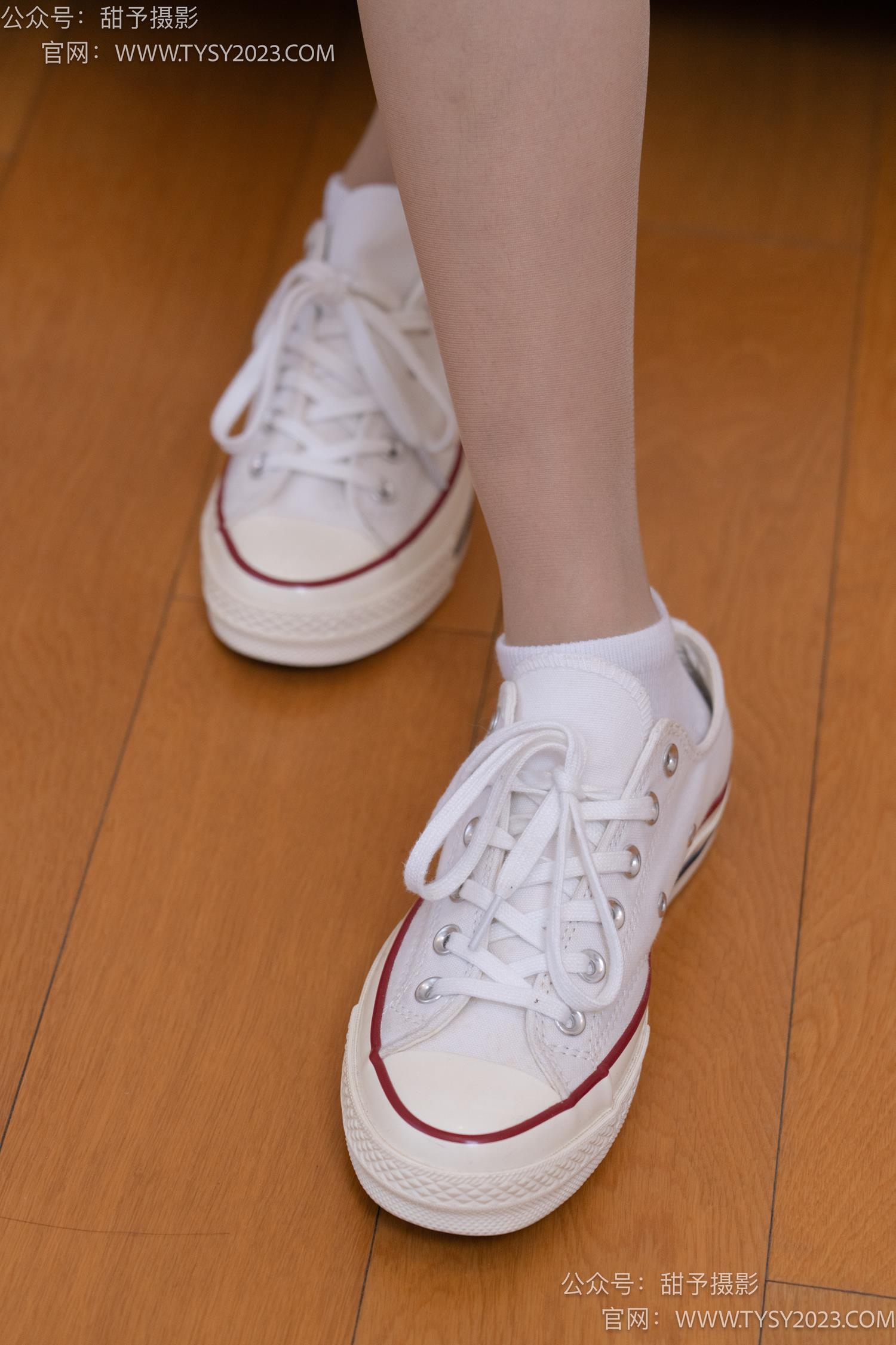 图片[13]-甜予摄影 NO.061 澜澜-帆布鞋、白棉袜、肉丝[128P] – 速更版-美库