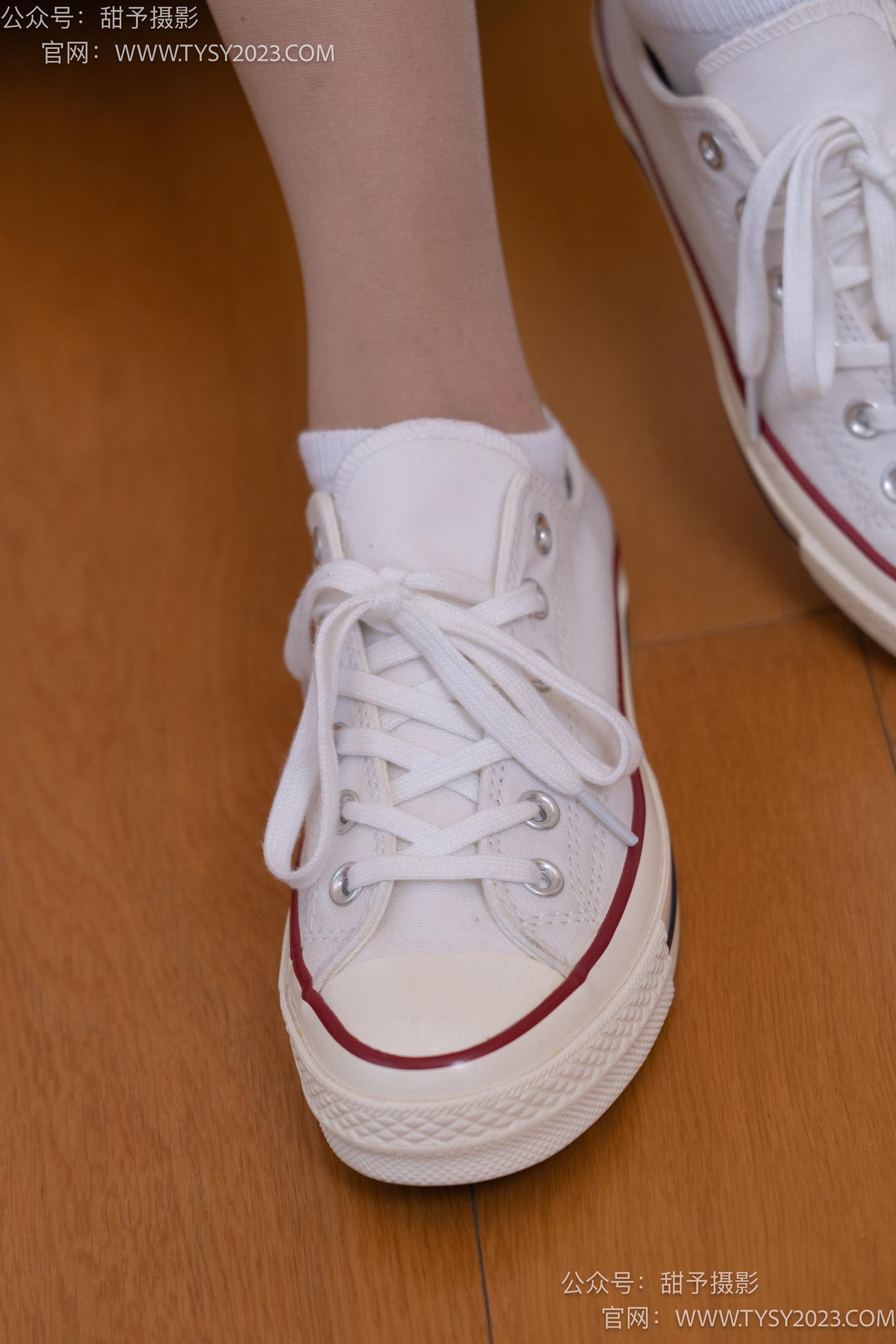 图片[18]-甜予摄影 NO.061 澜澜-帆布鞋、白棉袜、肉丝[128P] – 速更版-美库