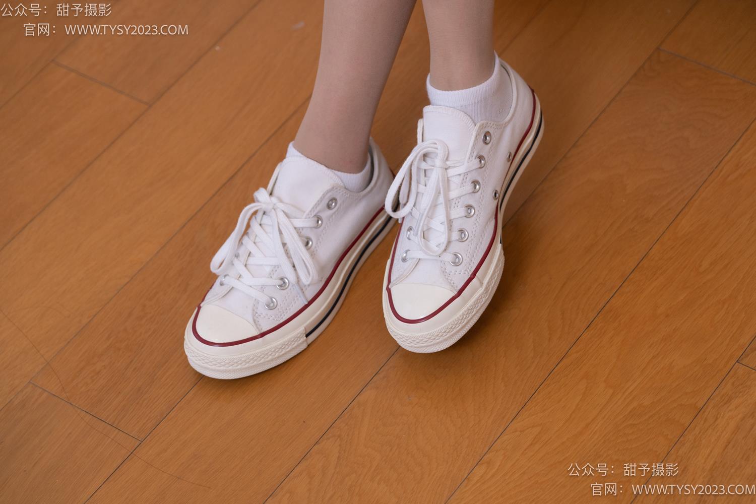 图片[22]-甜予摄影 NO.061 澜澜-帆布鞋、白棉袜、肉丝[128P] – 速更版-美库