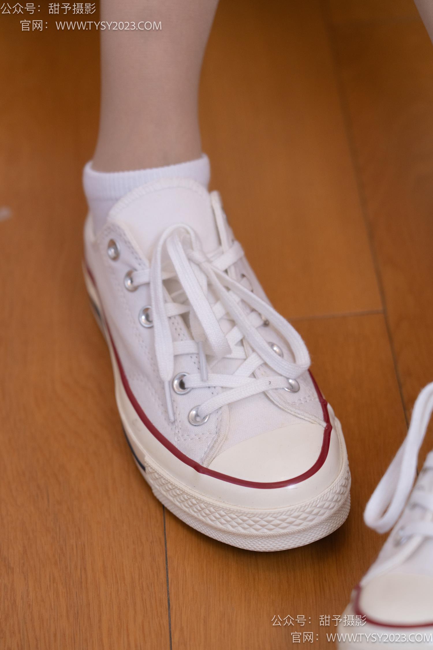 图片[122]-甜予摄影 NO.061 澜澜-帆布鞋、白棉袜、肉丝[128P] – 速更版-美库