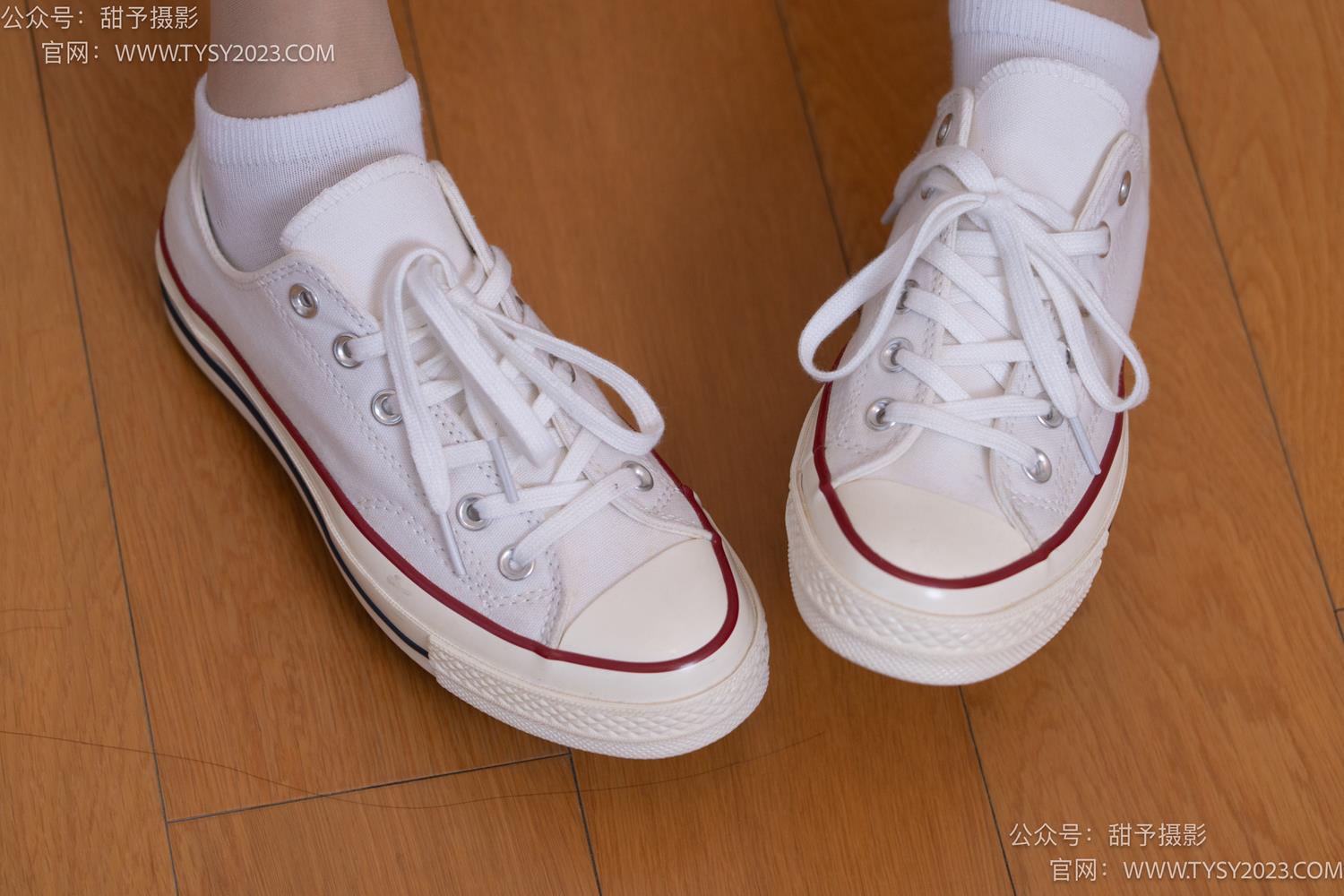 图片[125]-甜予摄影 NO.061 澜澜-帆布鞋、白棉袜、肉丝[128P] – 速更版-美库