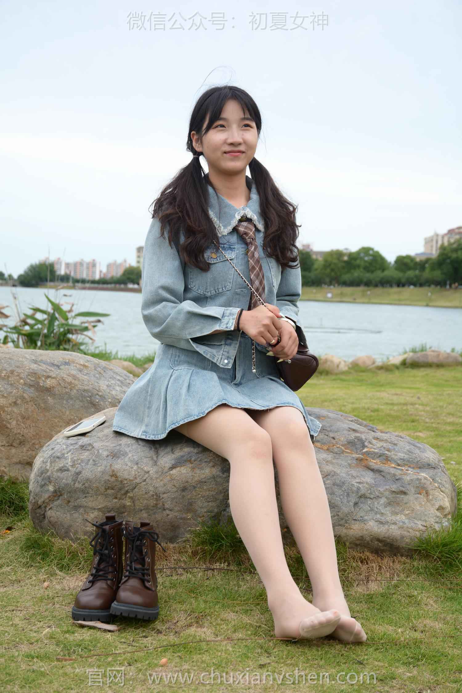 图片[10]-初夏女神 NO.215 点点 七月牛仔[100P] – 速更版-美库