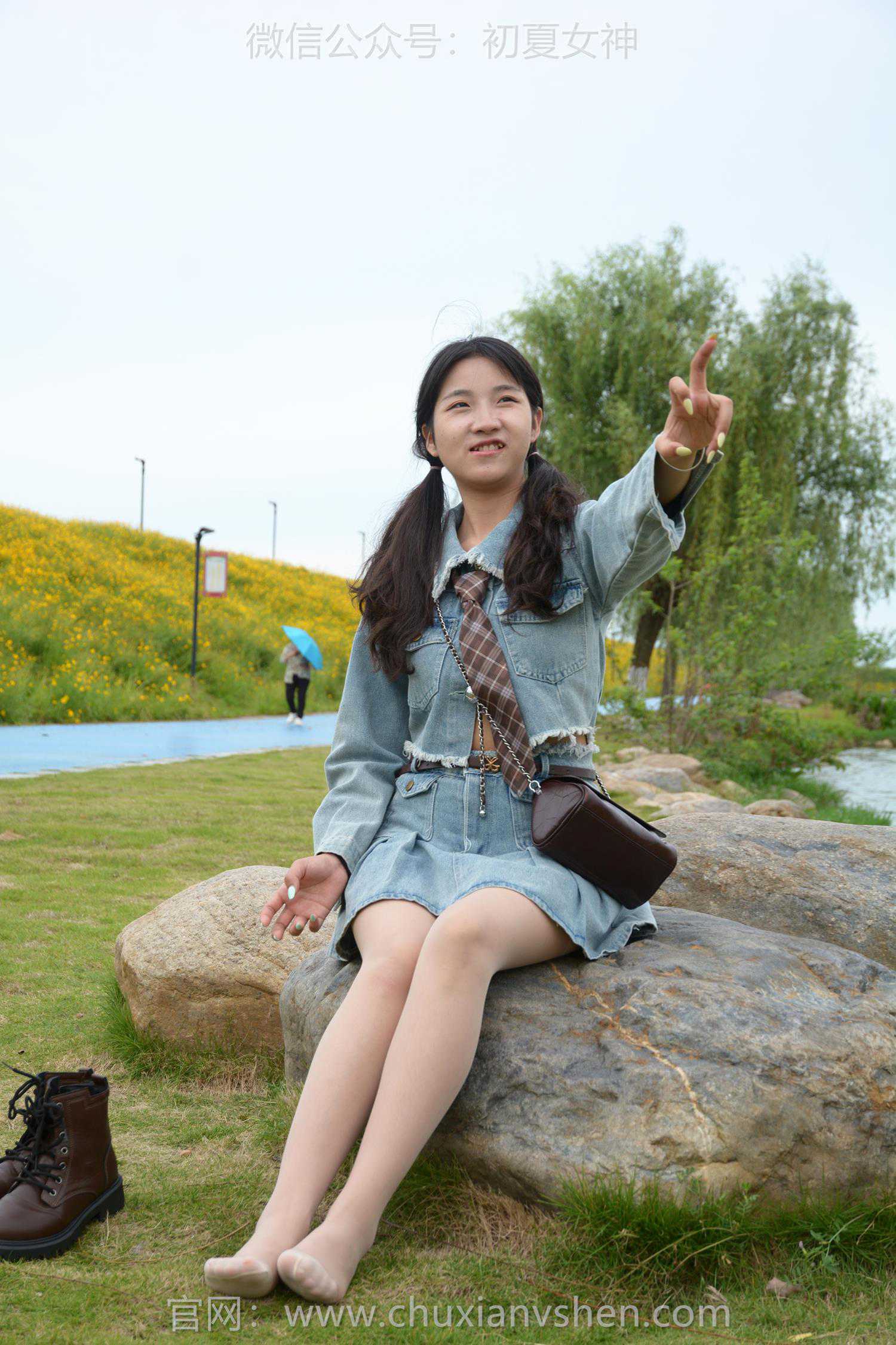 图片[20]-初夏女神 NO.215 点点 七月牛仔[100P] – 速更版-美库