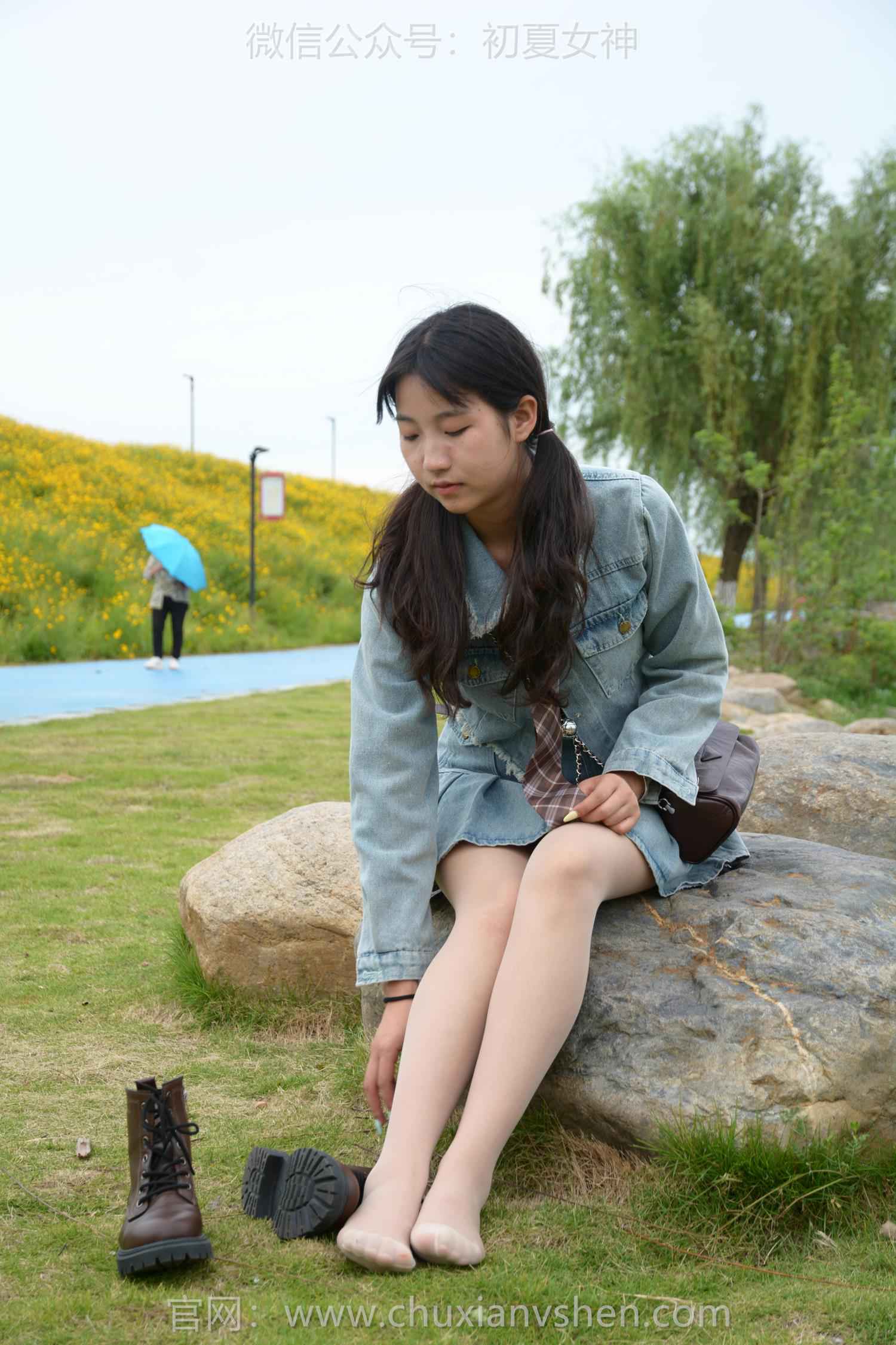 图片[23]-初夏女神 NO.215 点点 七月牛仔[100P] – 速更版-美库