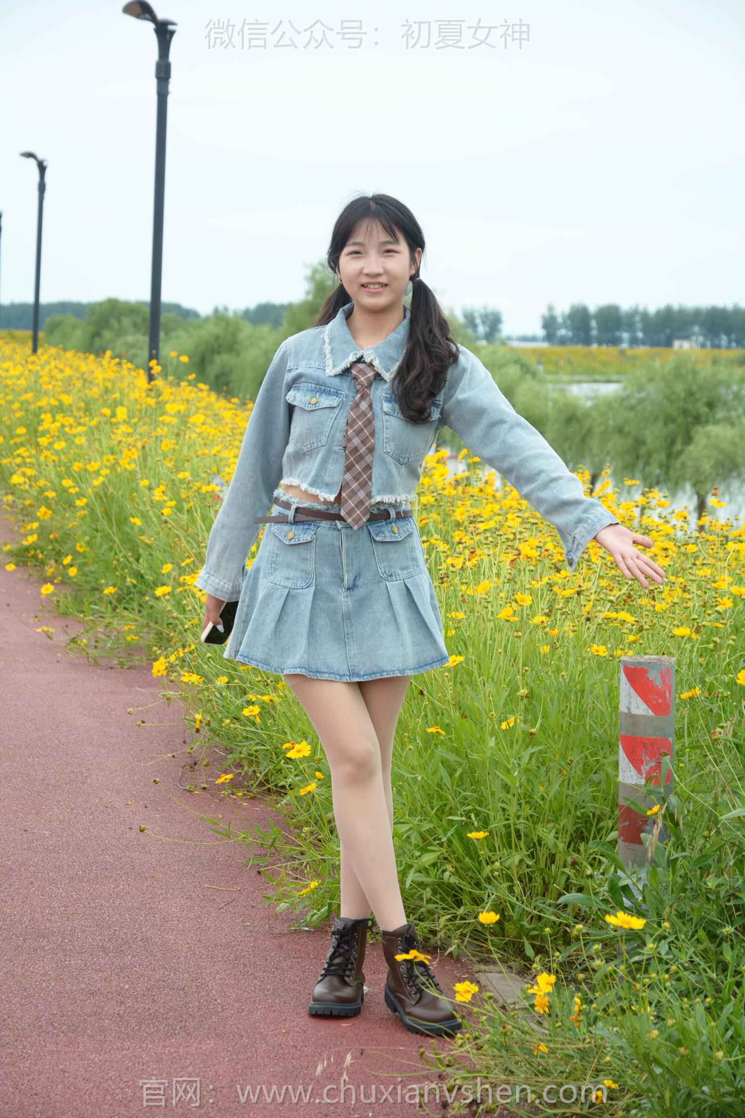 图片[44]-初夏女神 NO.215 点点 七月牛仔[100P] – 速更版-美库