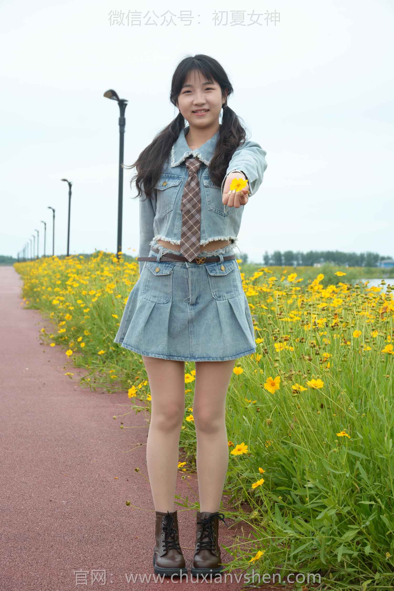 图片[46]-初夏女神 NO.215 点点 七月牛仔[100P] – 速更版-美库