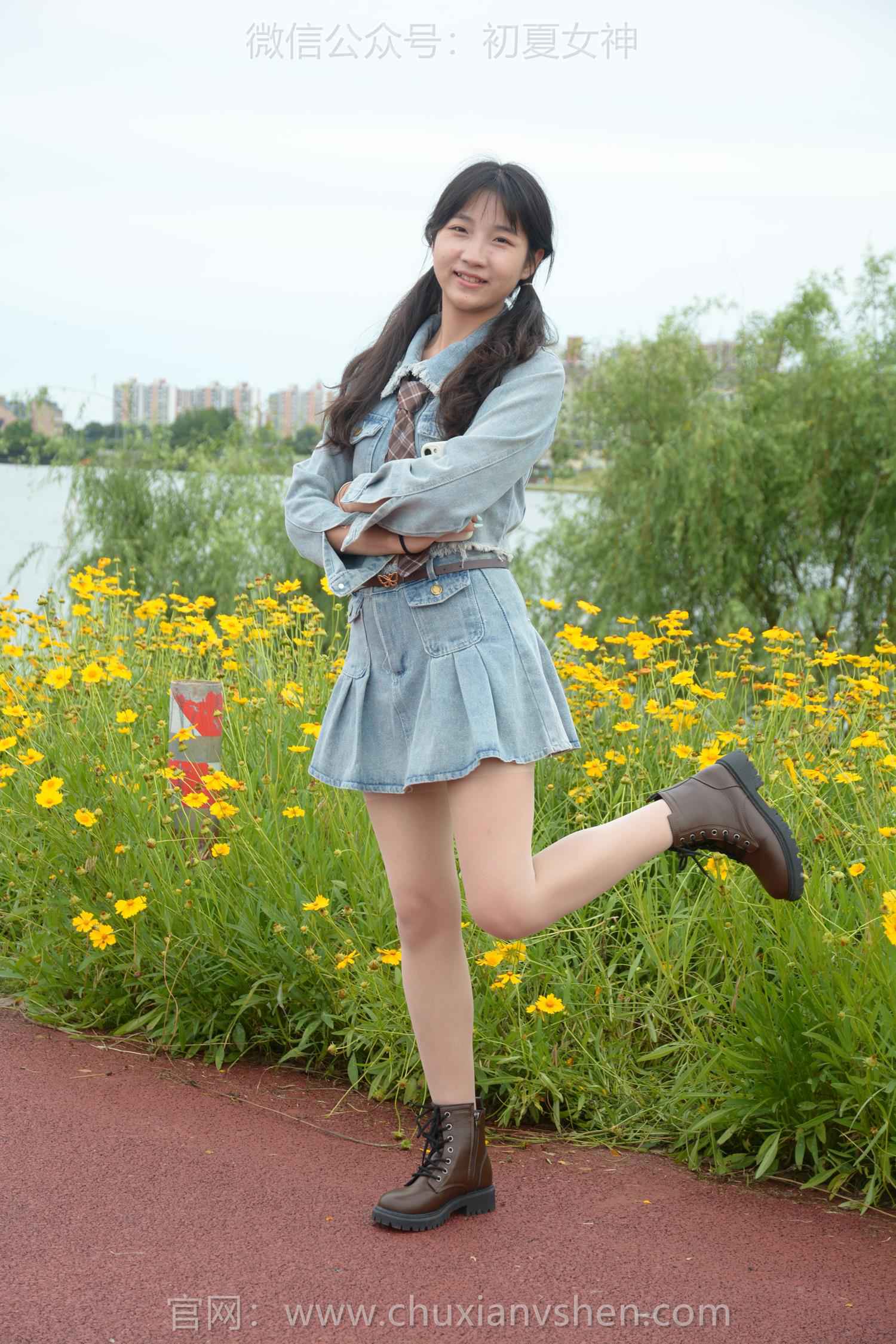 图片[47]-初夏女神 NO.215 点点 七月牛仔[100P] – 速更版-美库