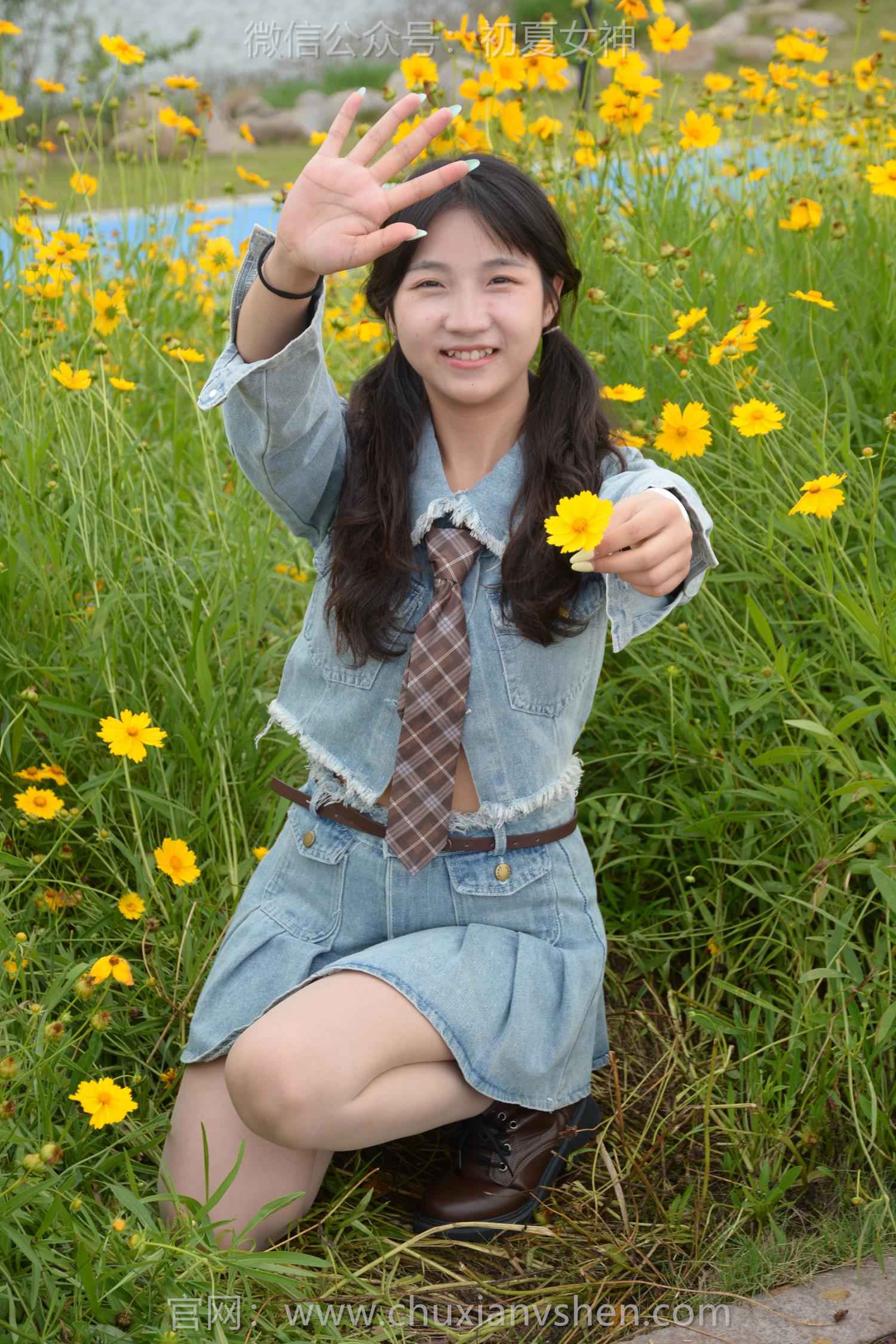 图片[52]-初夏女神 NO.215 点点 七月牛仔[100P] – 速更版-美库