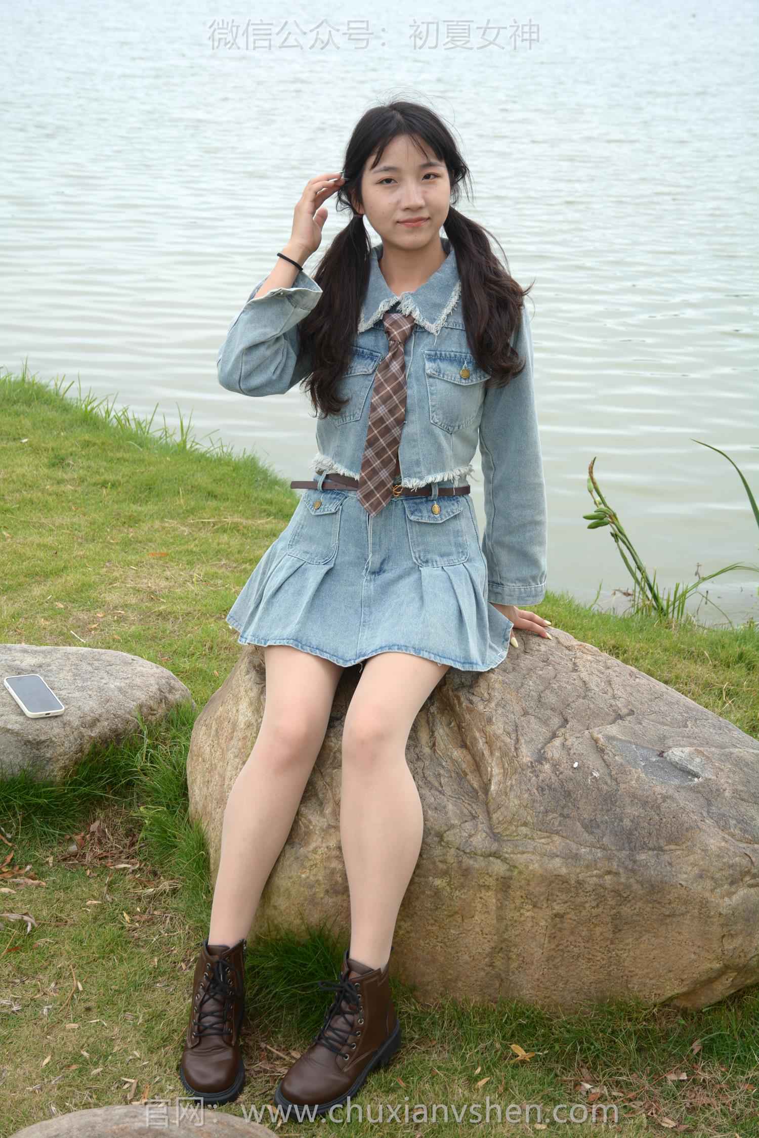 图片[55]-初夏女神 NO.215 点点 七月牛仔[100P] – 速更版-美库