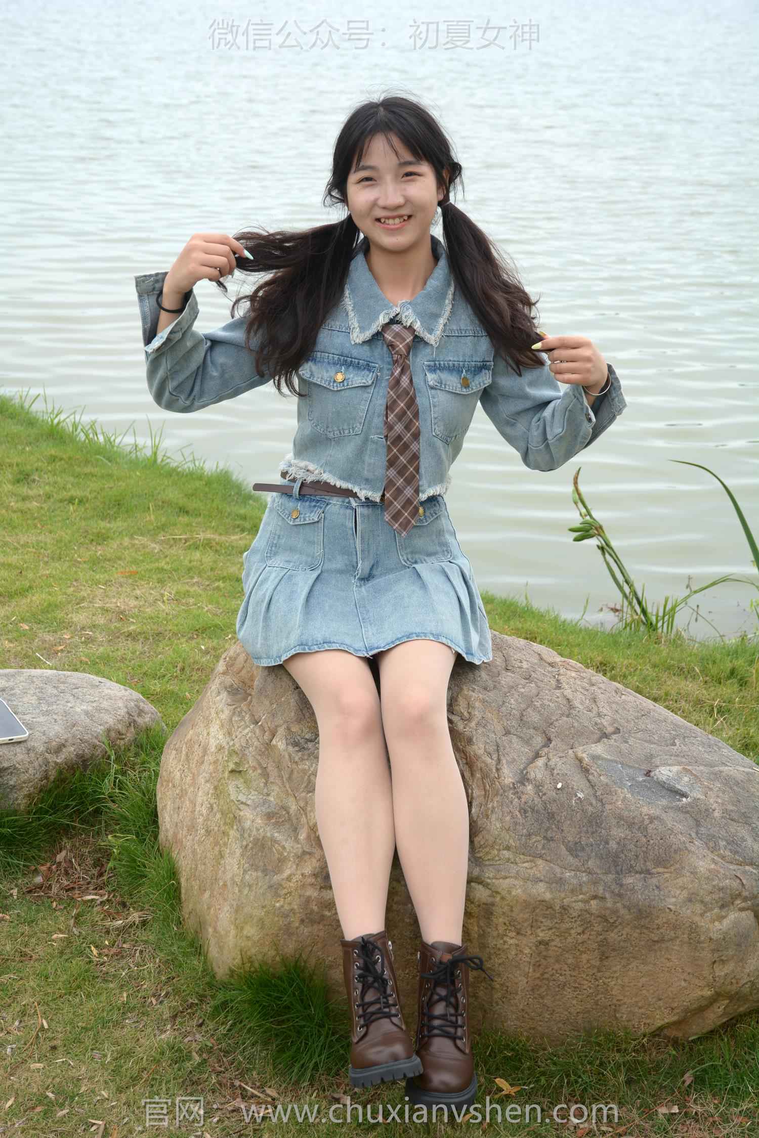 图片[56]-初夏女神 NO.215 点点 七月牛仔[100P] – 速更版-美库