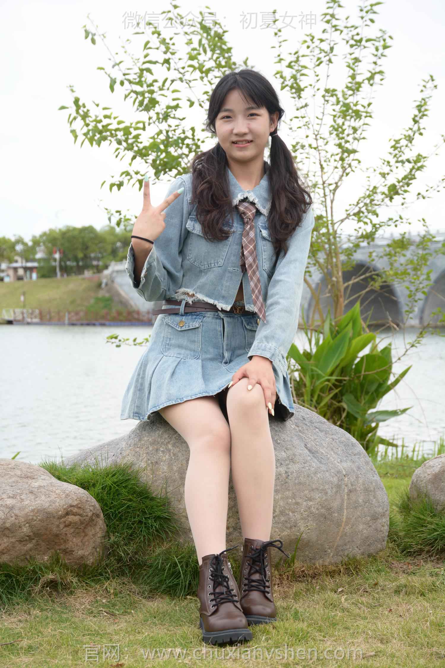 图片[63]-初夏女神 NO.215 点点 七月牛仔[100P] – 速更版-美库